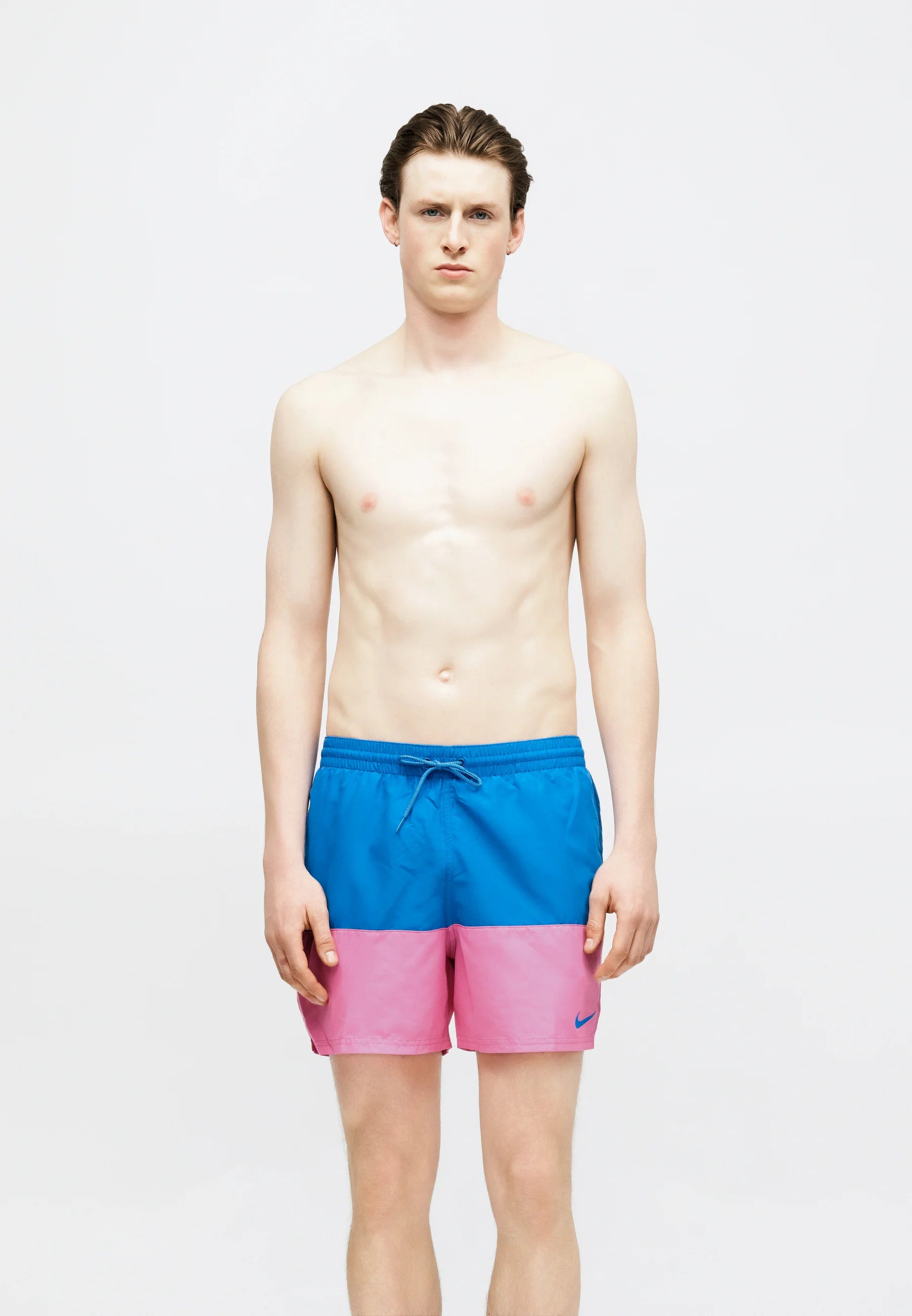 Short de bain Nike Swim Contend Split Volley - Cristal bleu