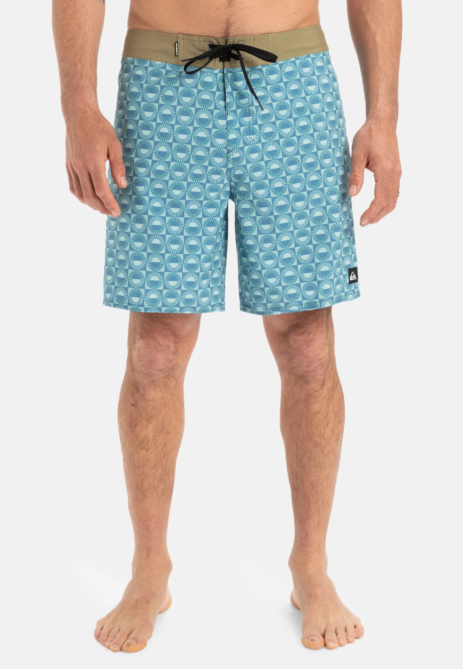 Quiksilver Surfsilk Swim Shorts – Blue, Green, White