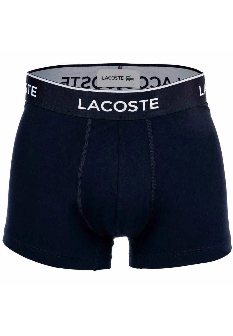 Lacoste 6 Pack Logobund Trunks – černá, modrá, šedá, tmavě modrá, zelená, červená