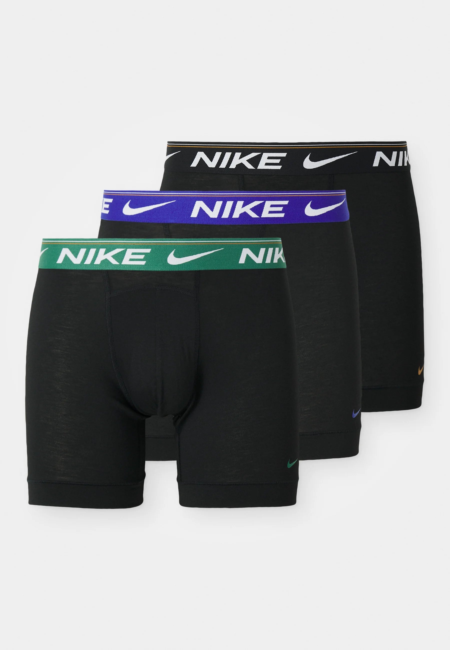 Nike Underwear Ultra Comfort 3 Pack Trunks – Black, Evergreen Aura, Deep Night