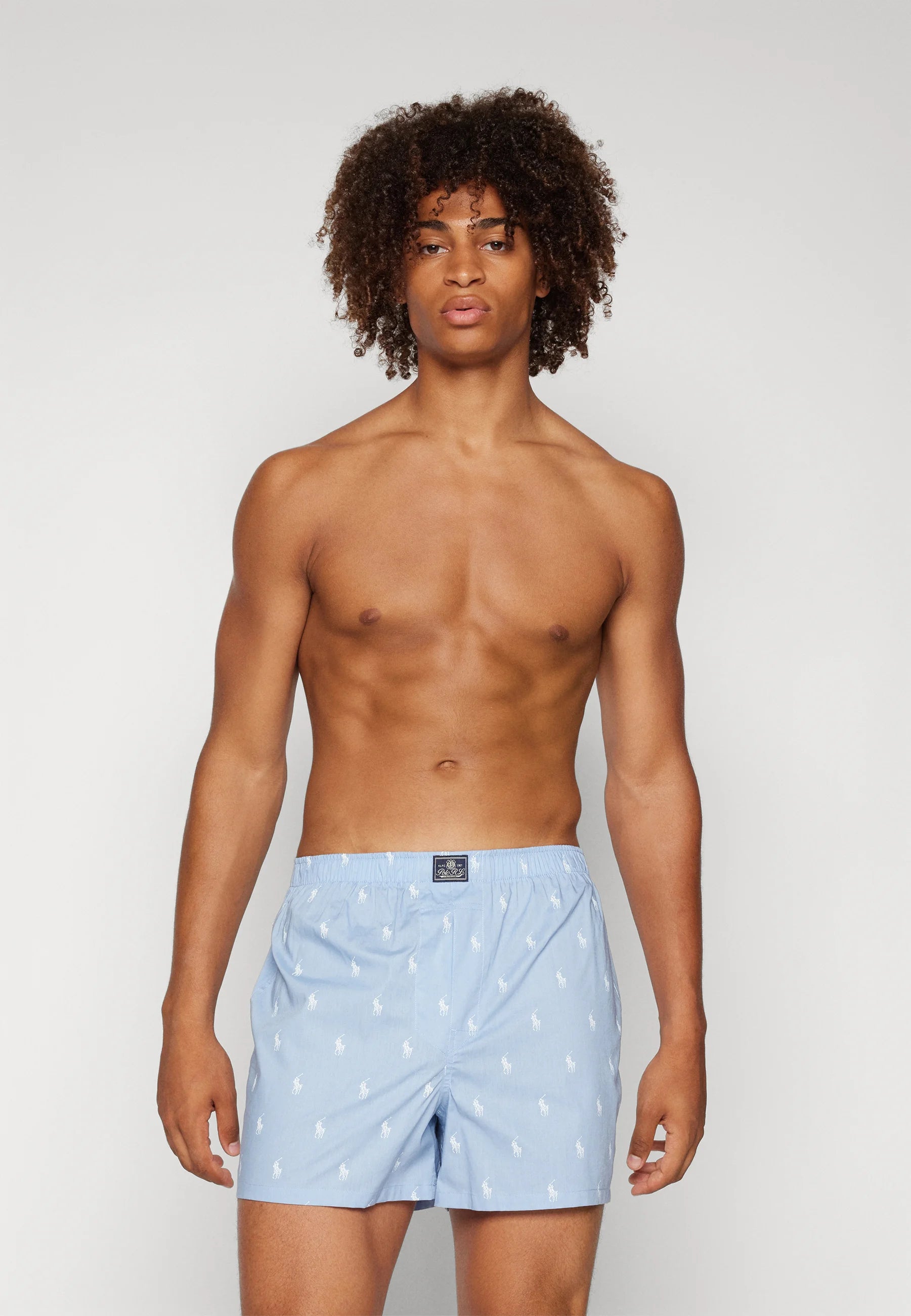 Polo Ralph Lauren Bavlněné boxerky – 3 balení – bílá, modrá