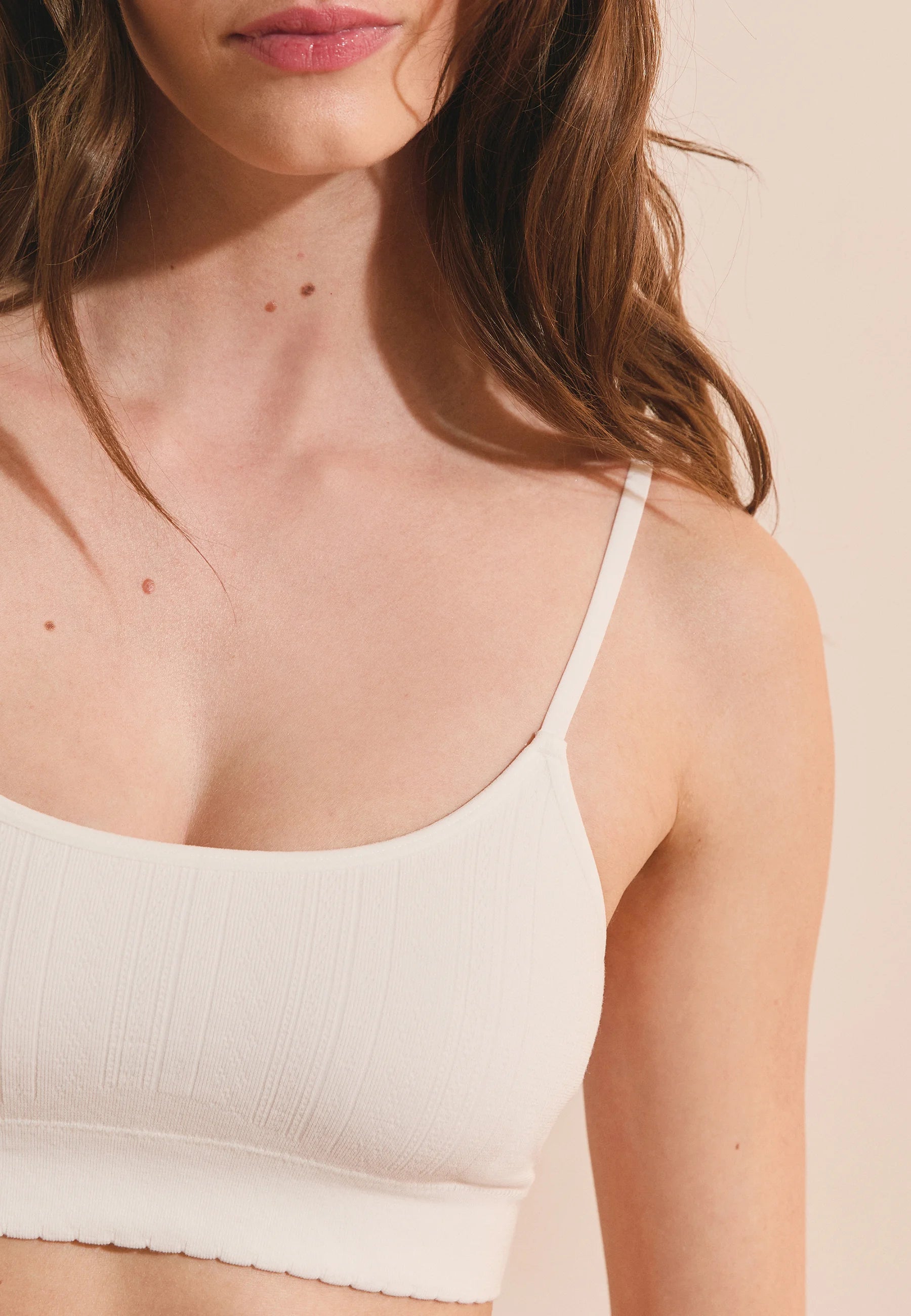 Etam Daily Seamless Bustier – Off-White
