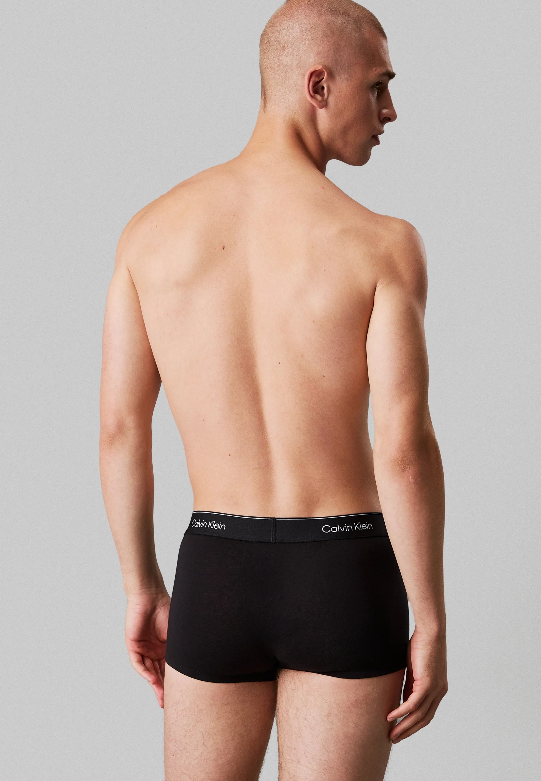 Calvin Klein Icon Cotton Stretch Low Rise Trunks – 5 Pack – Black