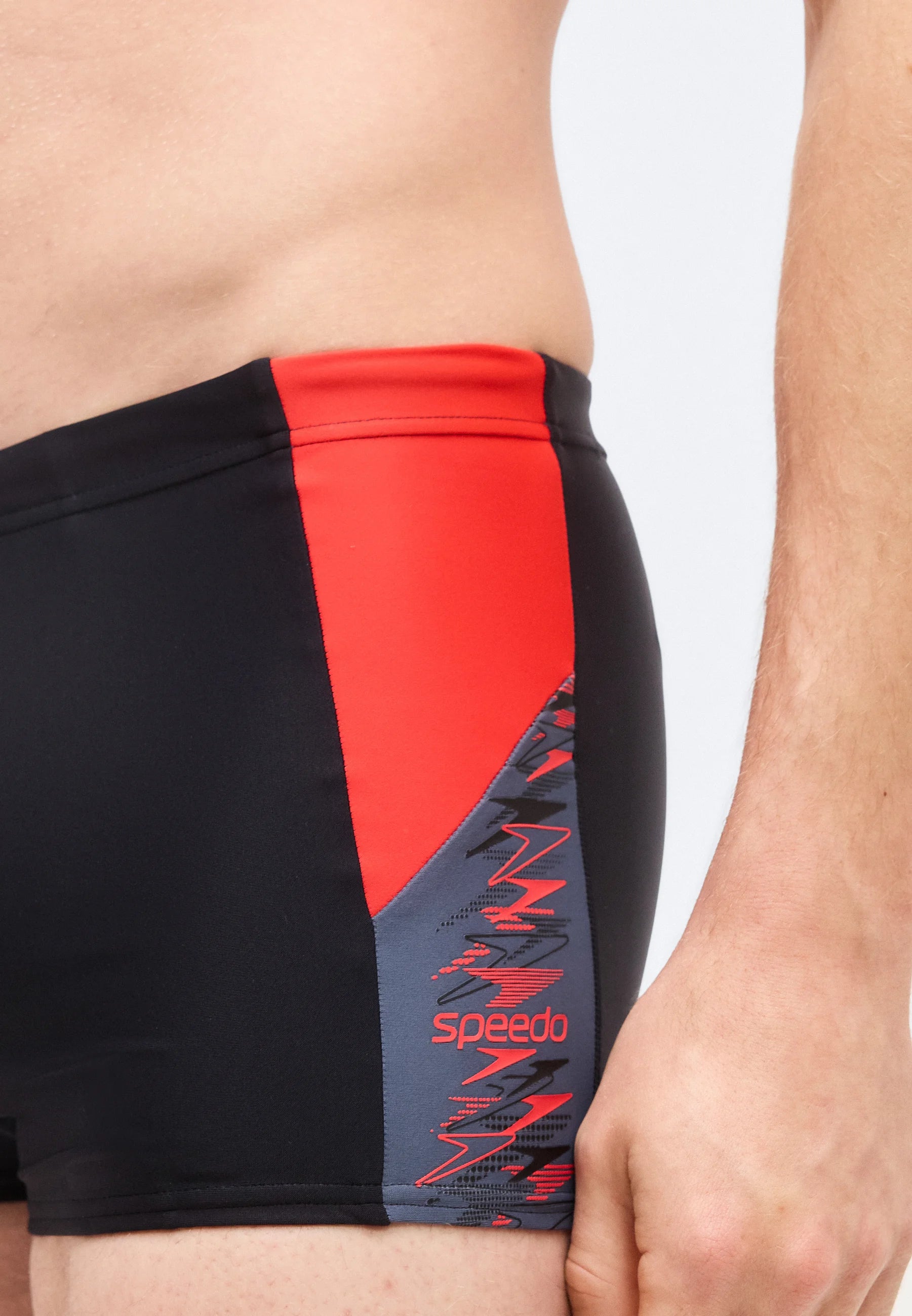 Speedo Dive Aquashort – antracit, červená