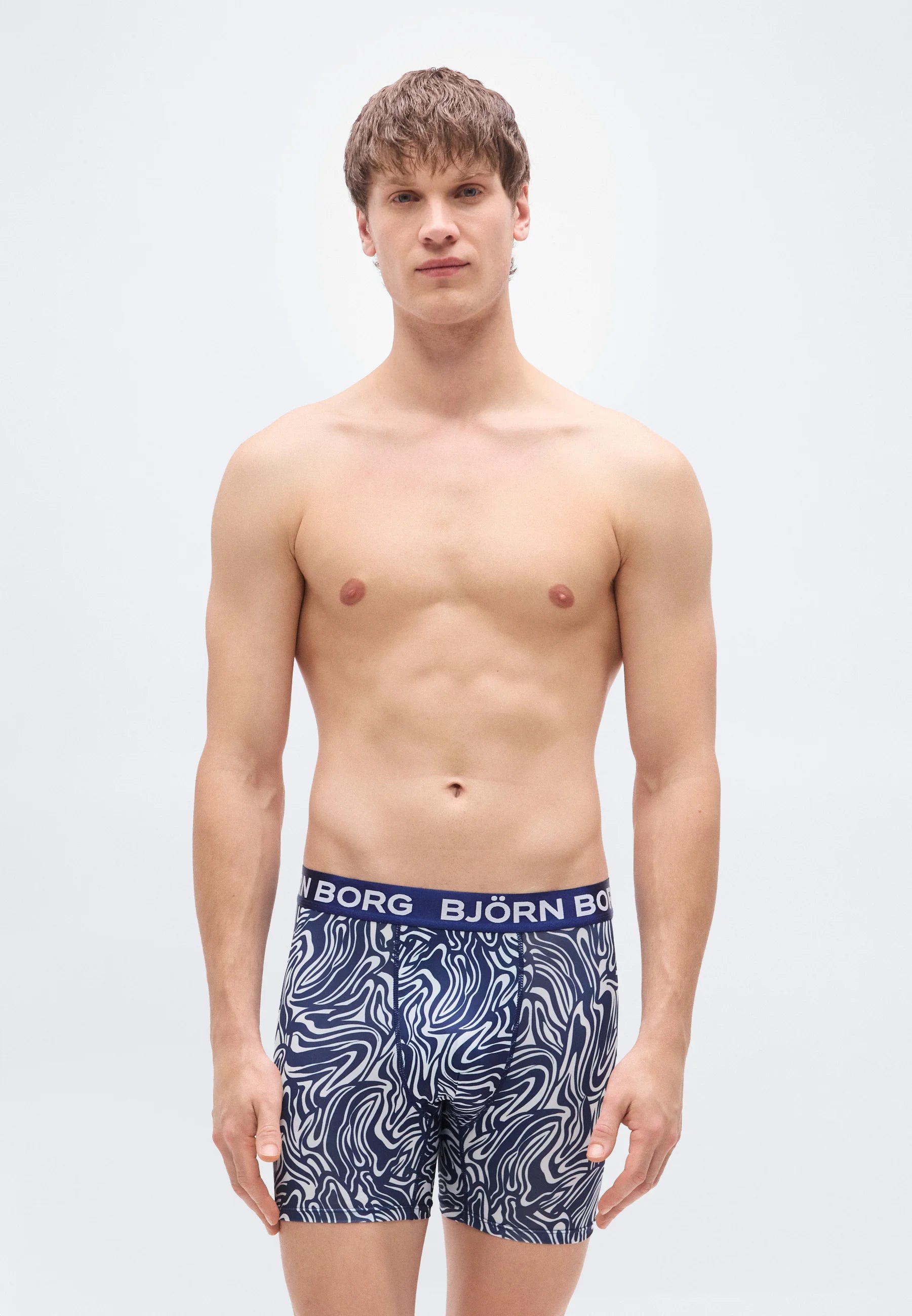 Björn Borg Sports 5 Pack Boxer Briefs – Blue, Black, Dark Blue