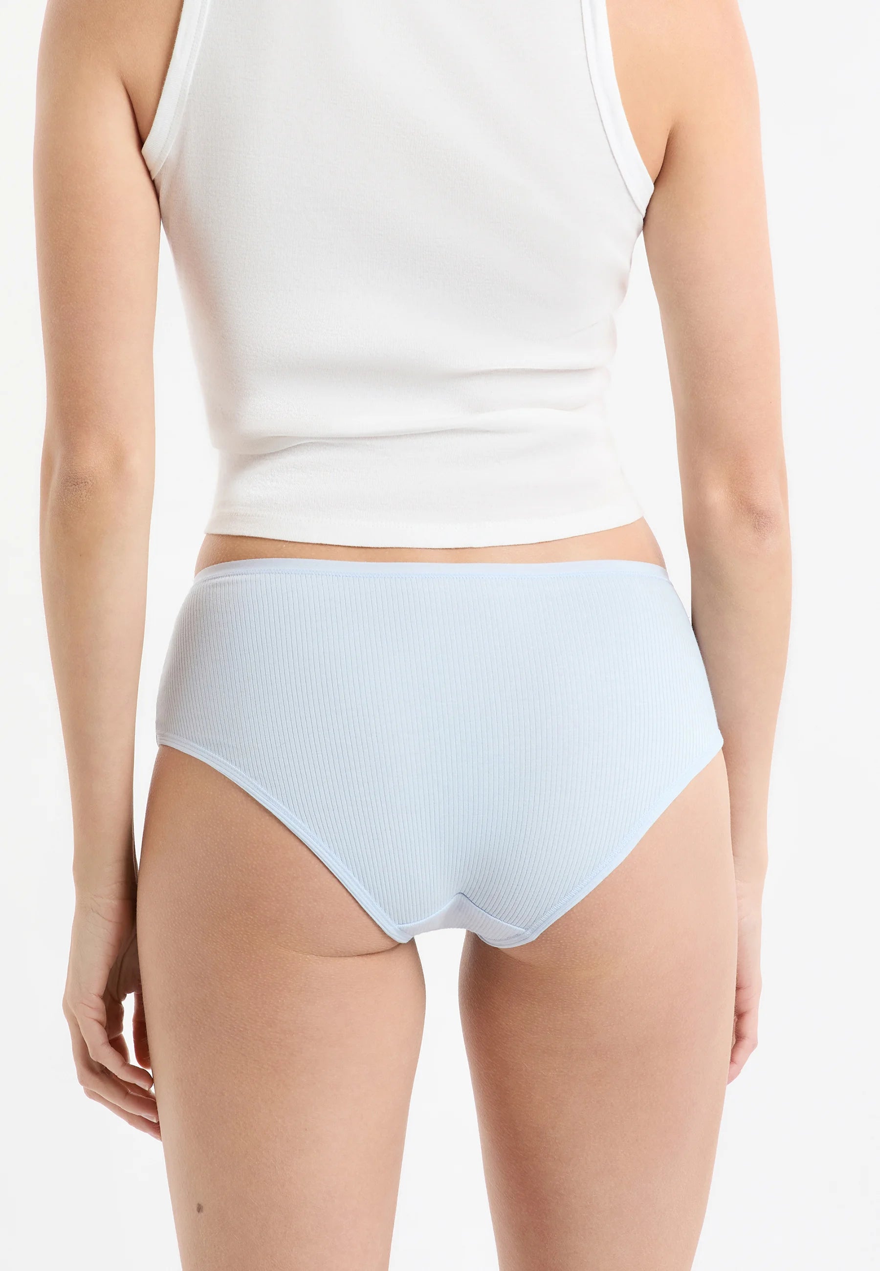 Etam John Slips – 3er-Pack, gebrochenes Weiß, Blau, Nude