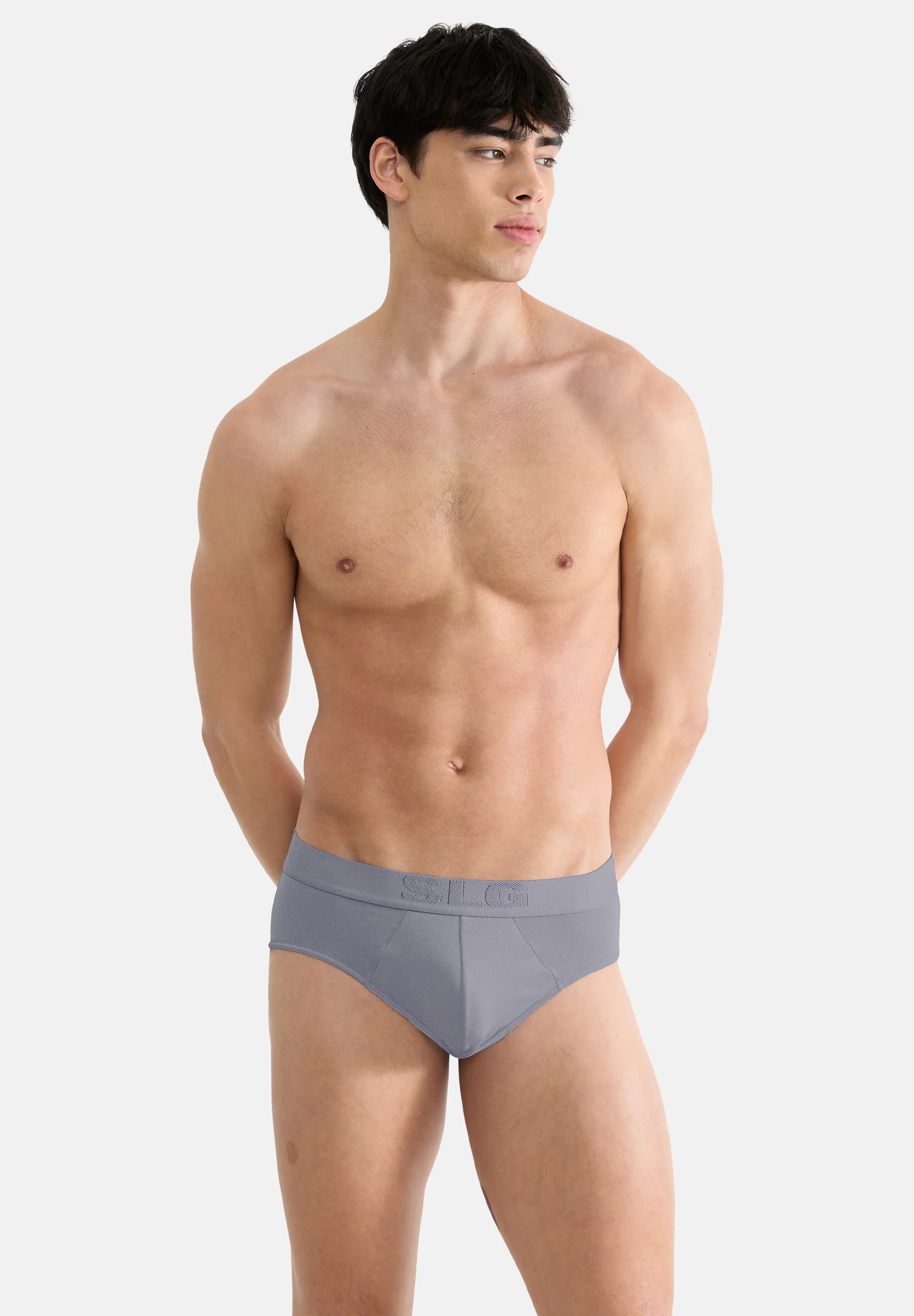 Lot de 6 slips doux Sloggi Base – Gris Morandi