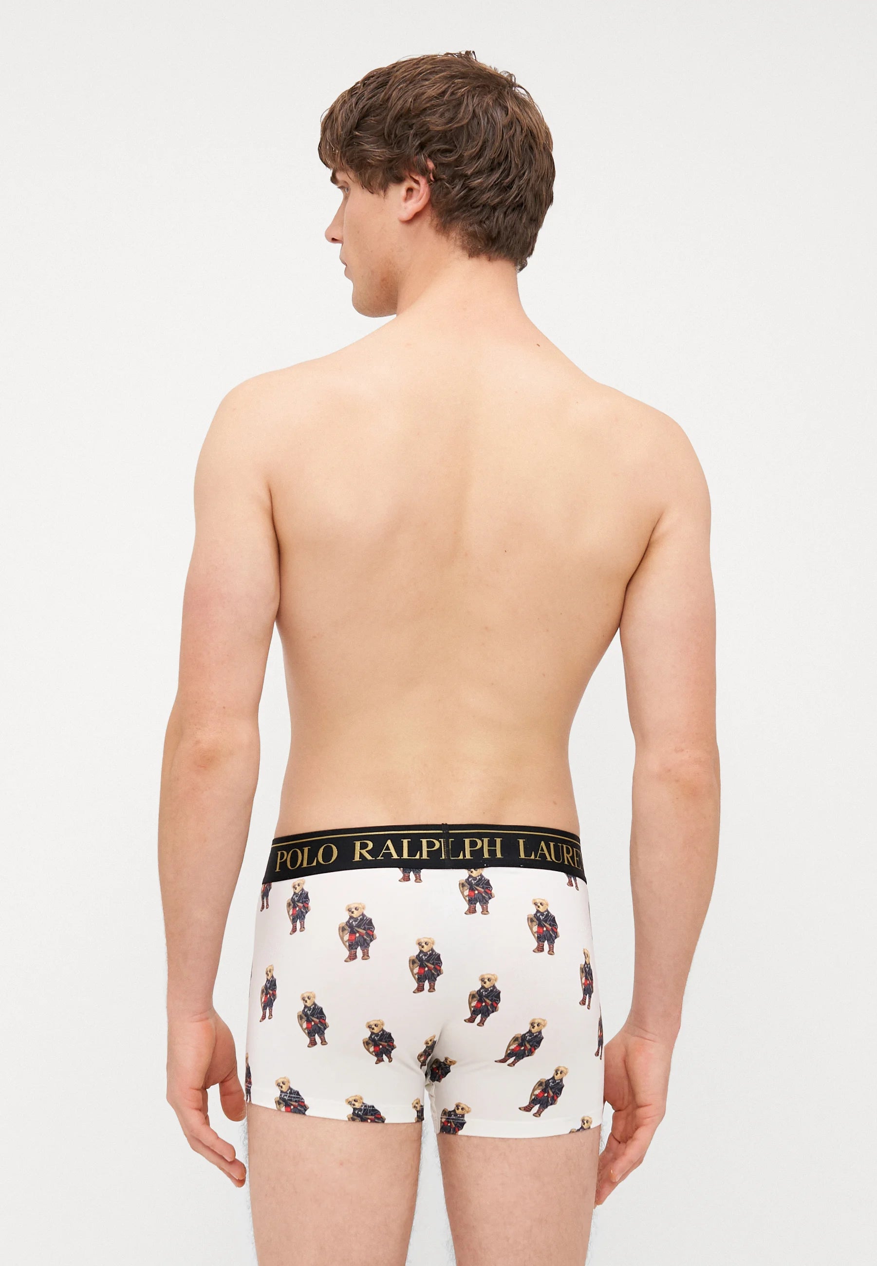 Polo Ralph Lauren Cotton Stretch Trunks – Low Rise – 2 Pack – Navy, Trophy Cream