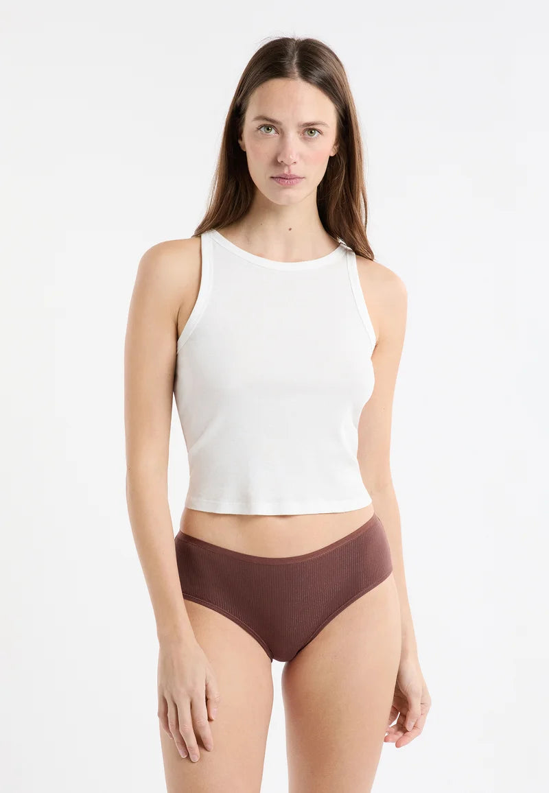 Etam John Briefs – 3 Pack, Brown, Beige, Orange