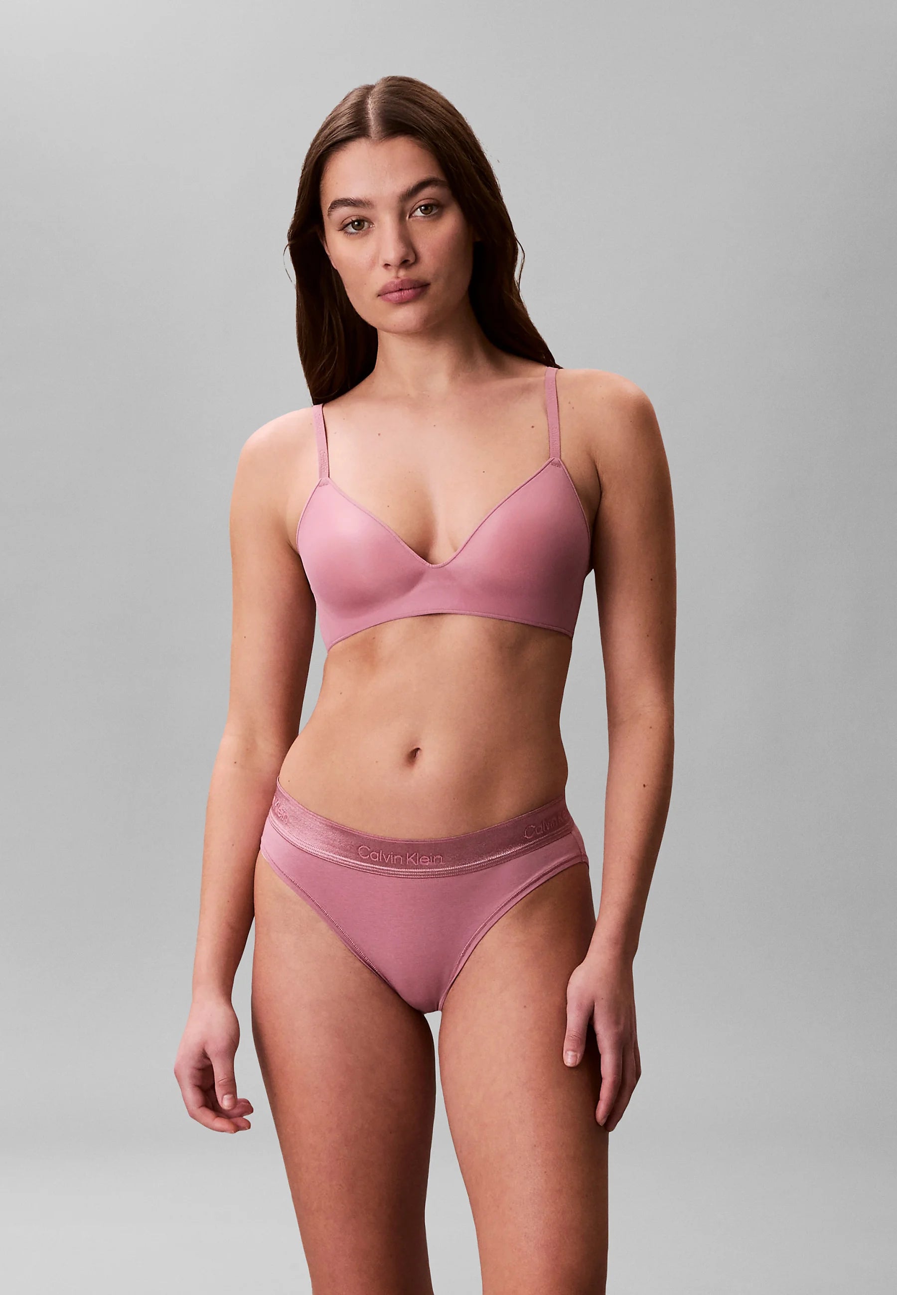 Calvin Klein Perfectly Fit T-Shirt Bra – Soft Mauve