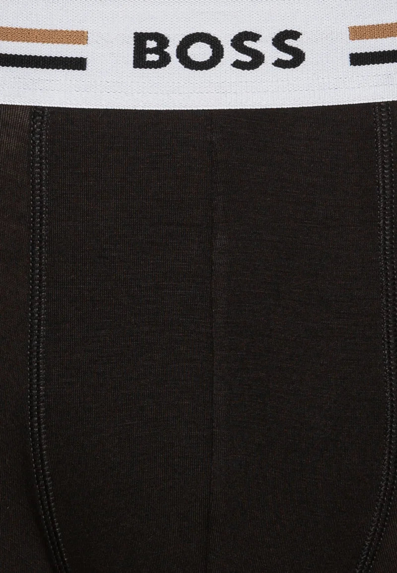 BOSS Trunk Revive ExtraSoft Viscose Fabric 3 Pack – Trunks – Black
