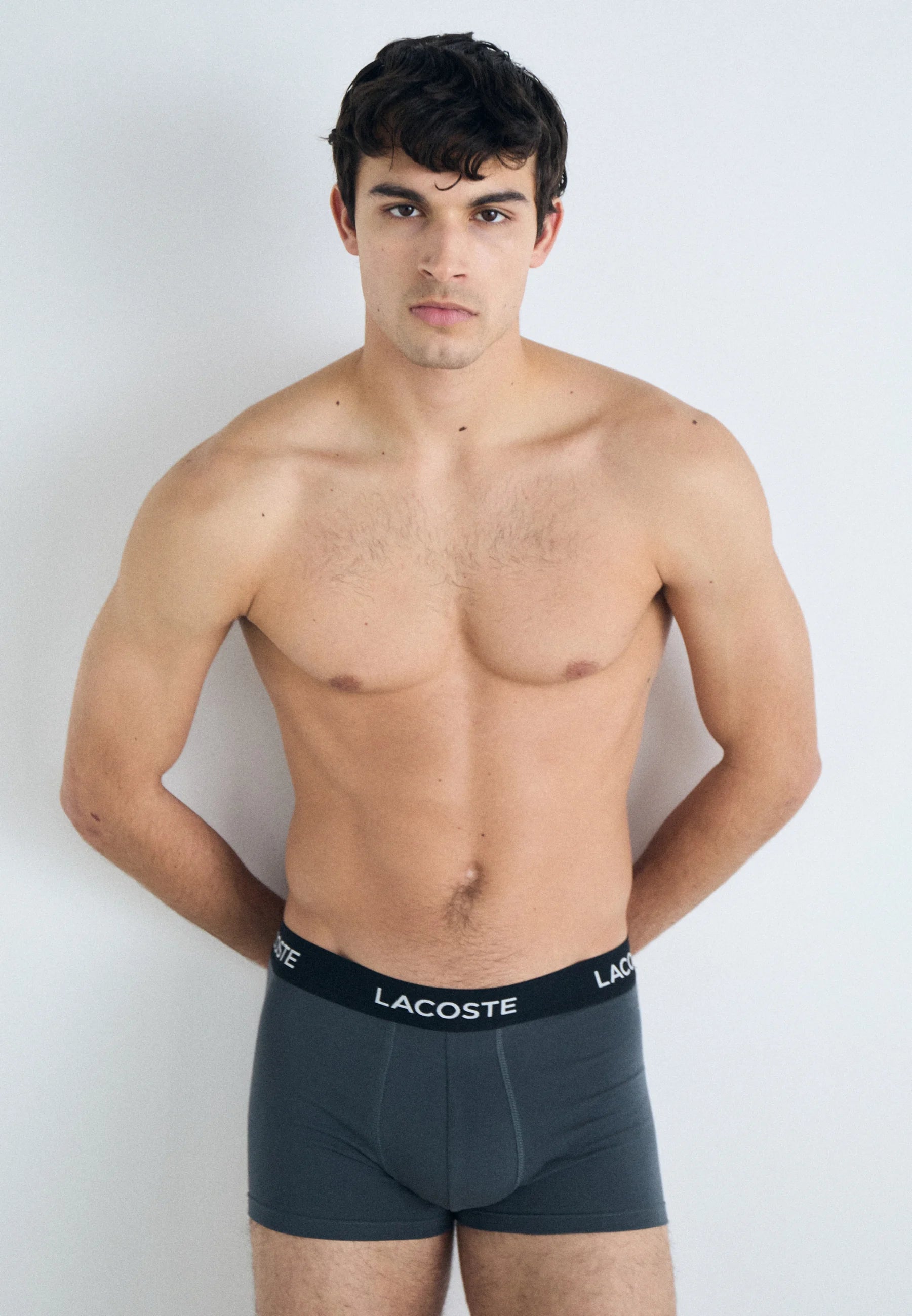 Stretch Trunks Lacoste 5 Pack – šedá, černá