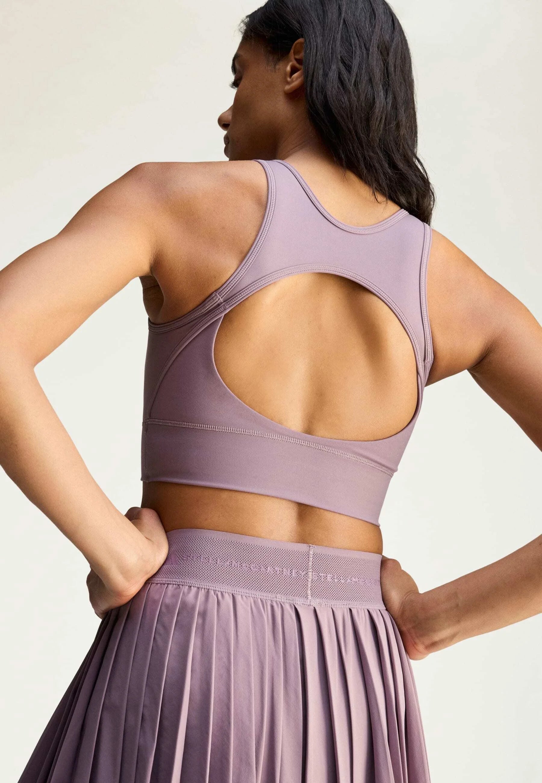 Soutien-gorge de sport Adidas by Stella McCartney Training Crop Medium Support - Legacy Purple