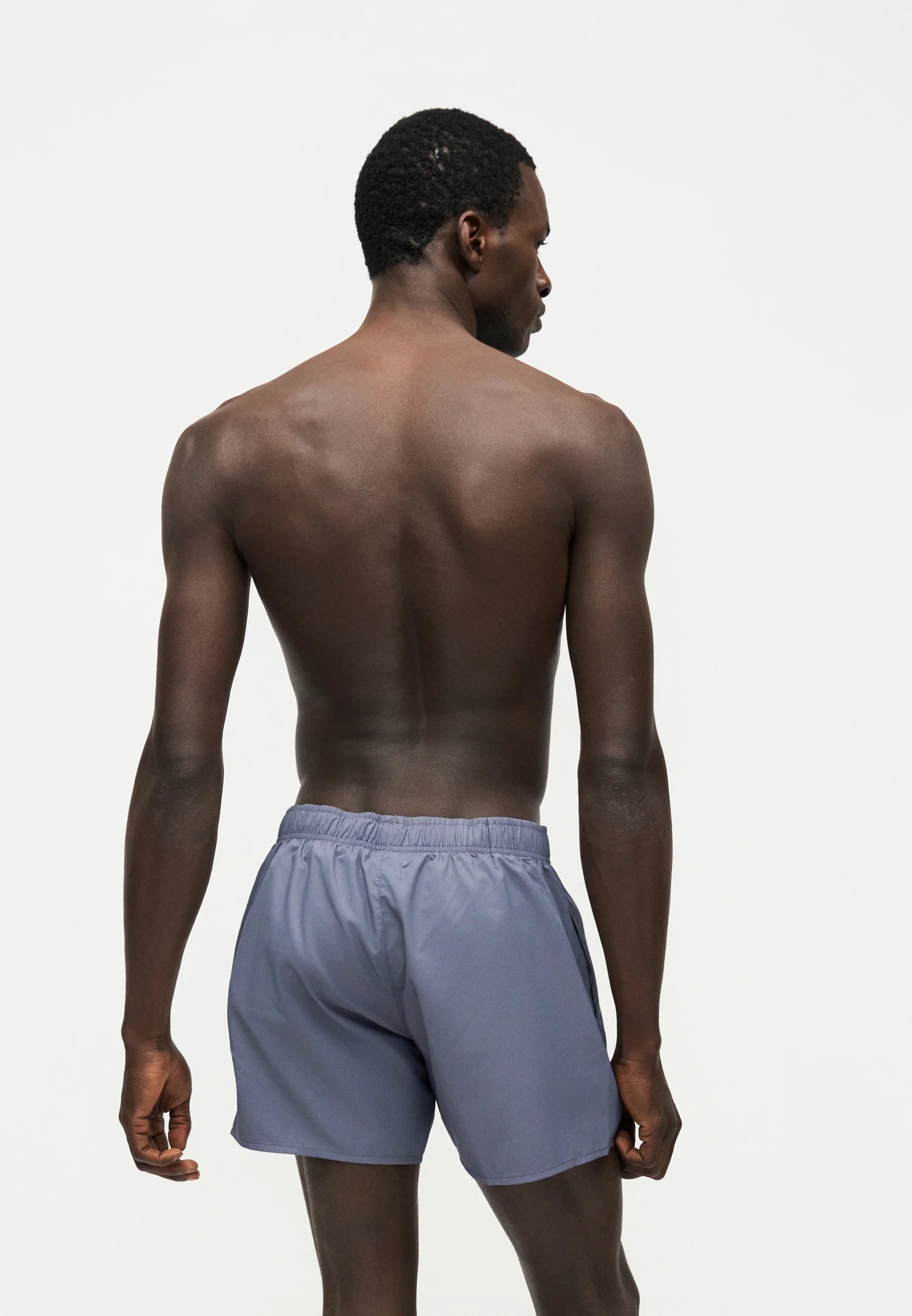 HUGO Short de bain Makai – Bleu, Gris
