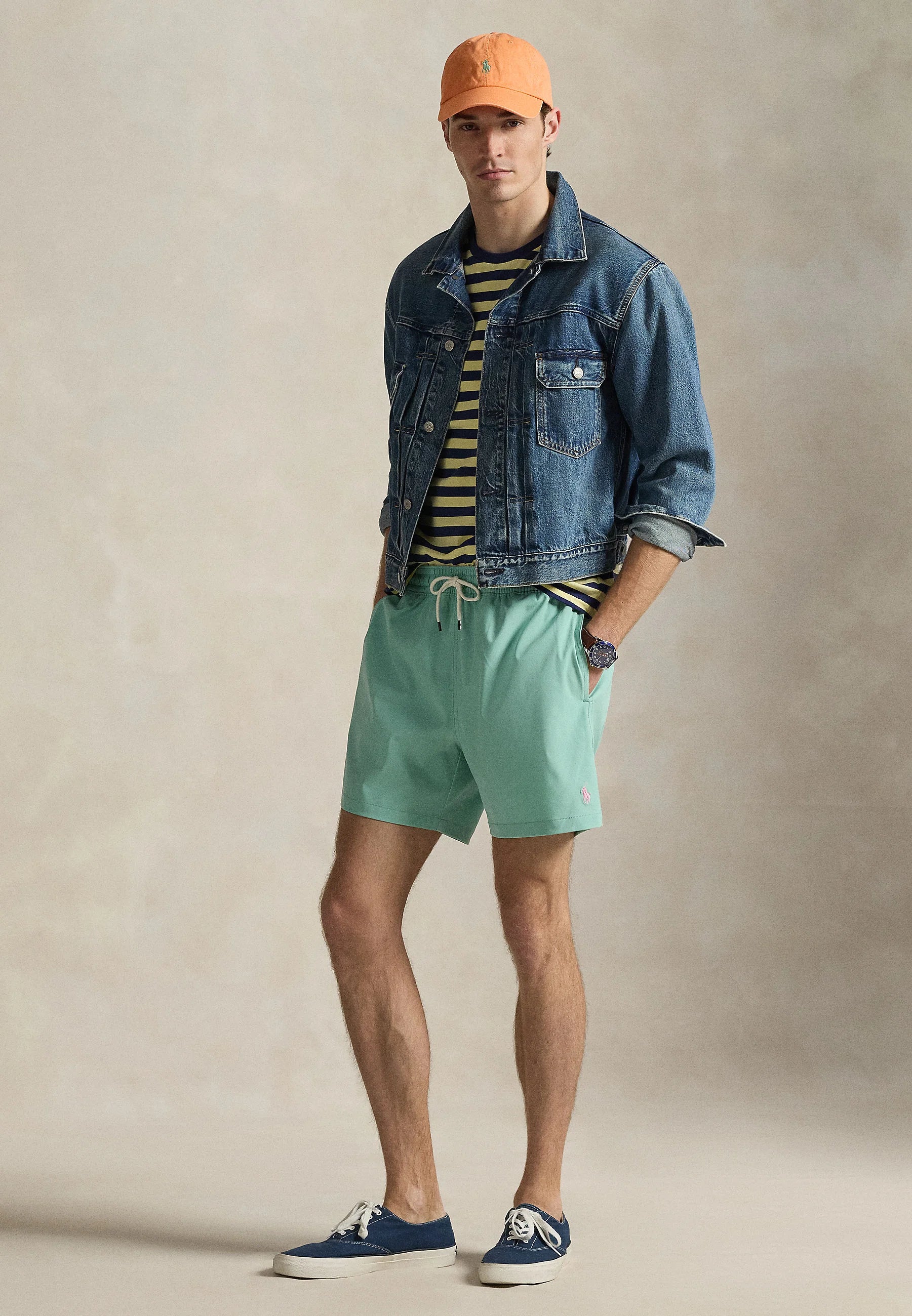 Polo Ralph Lauren Celadon Traveler Swim Shorts – Green