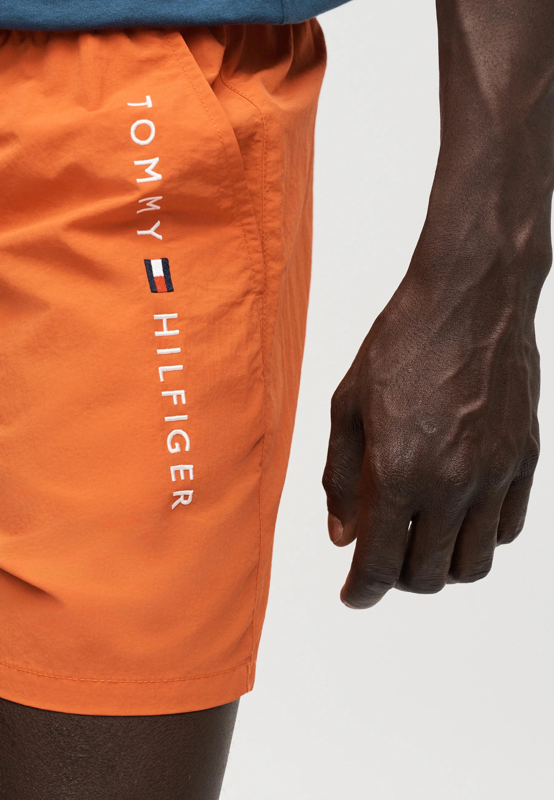 Tommy Hilfiger Drawstring Swim Shorts – Brilliant Orange