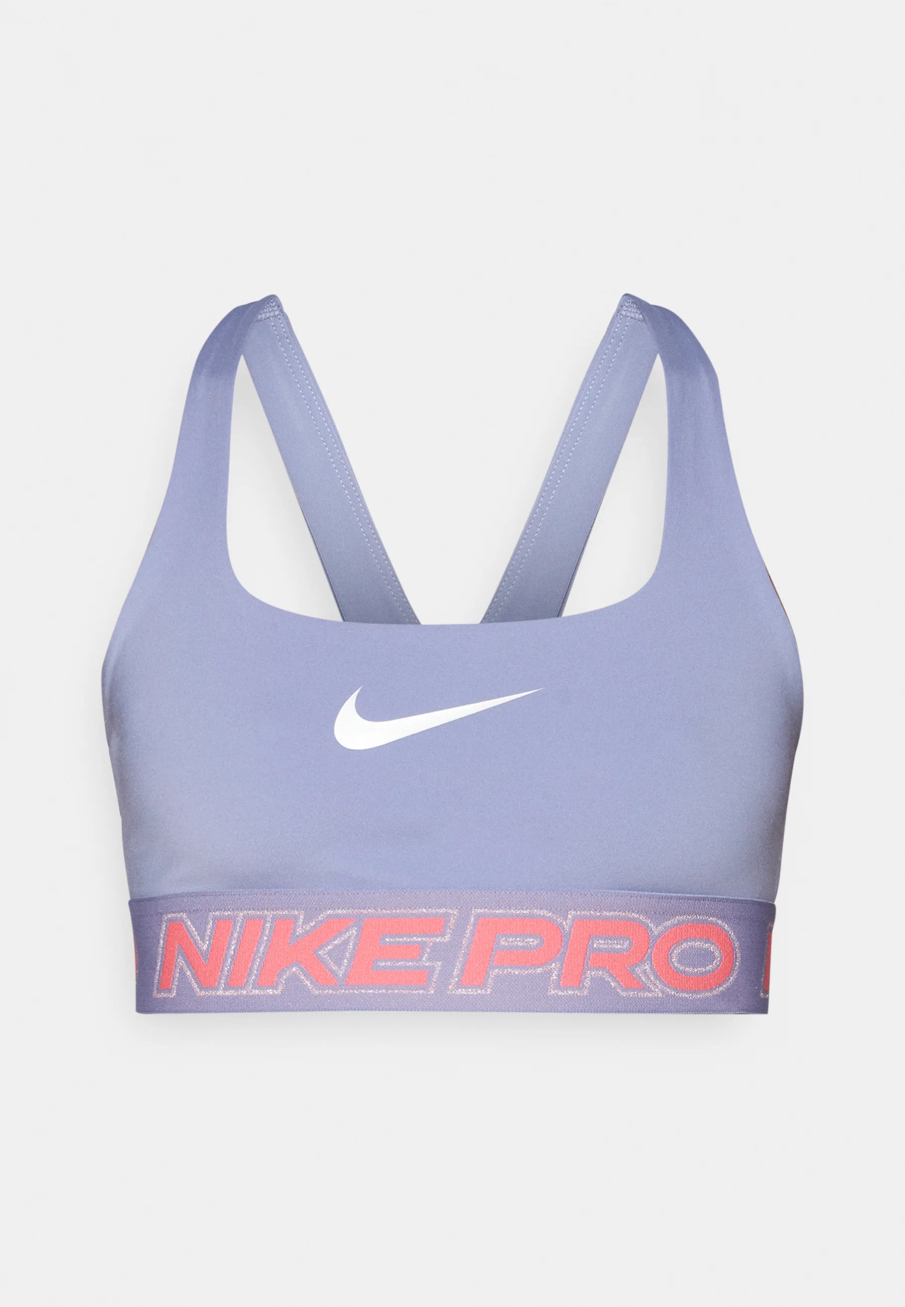 Nike Dri-FIT Medium Support Sports Bra – Iron Purple, Sea Coral, Metallic Silver