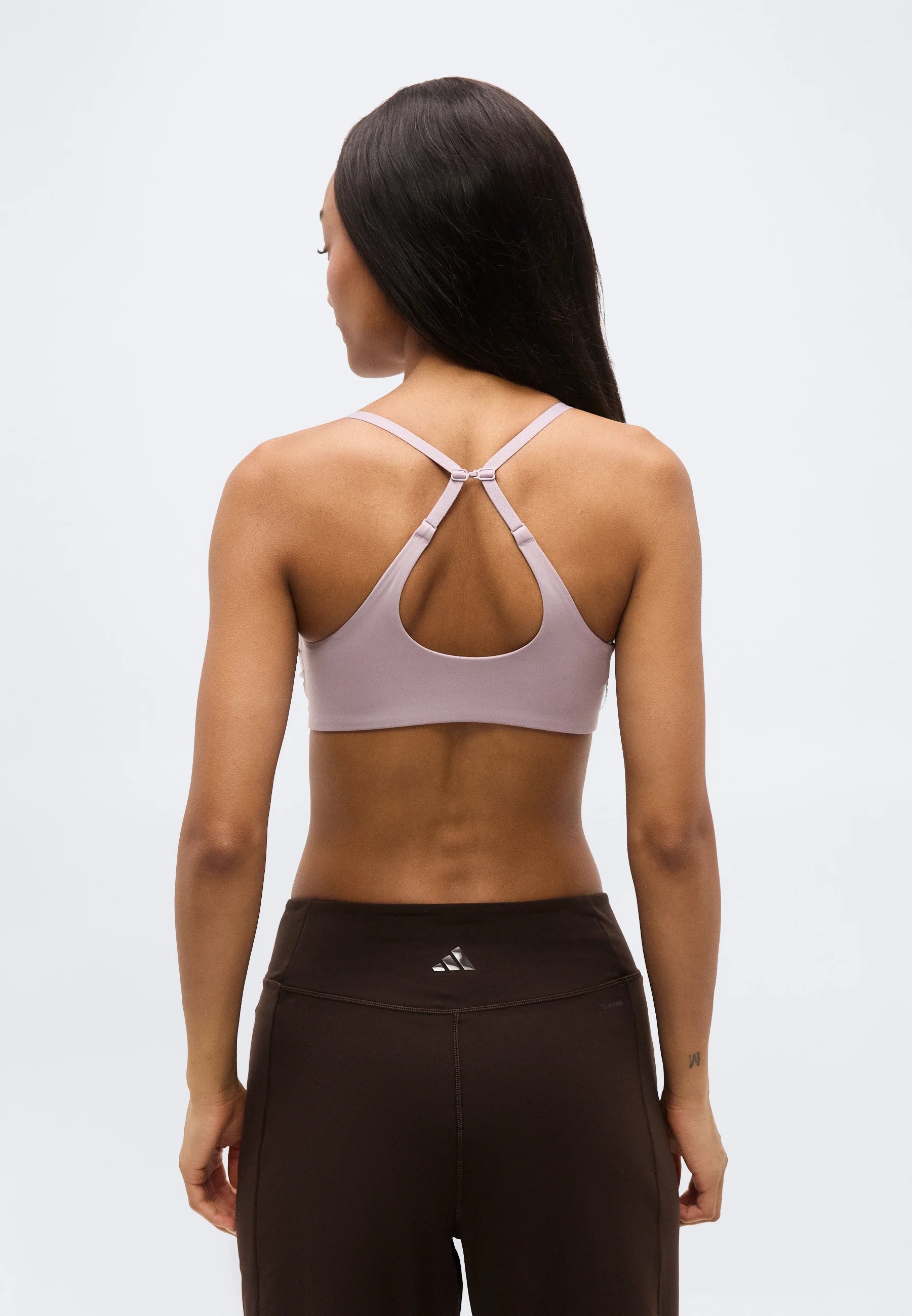 Adidas Performance Optime Essentials Workout Light Support Bra – Preloved Fig