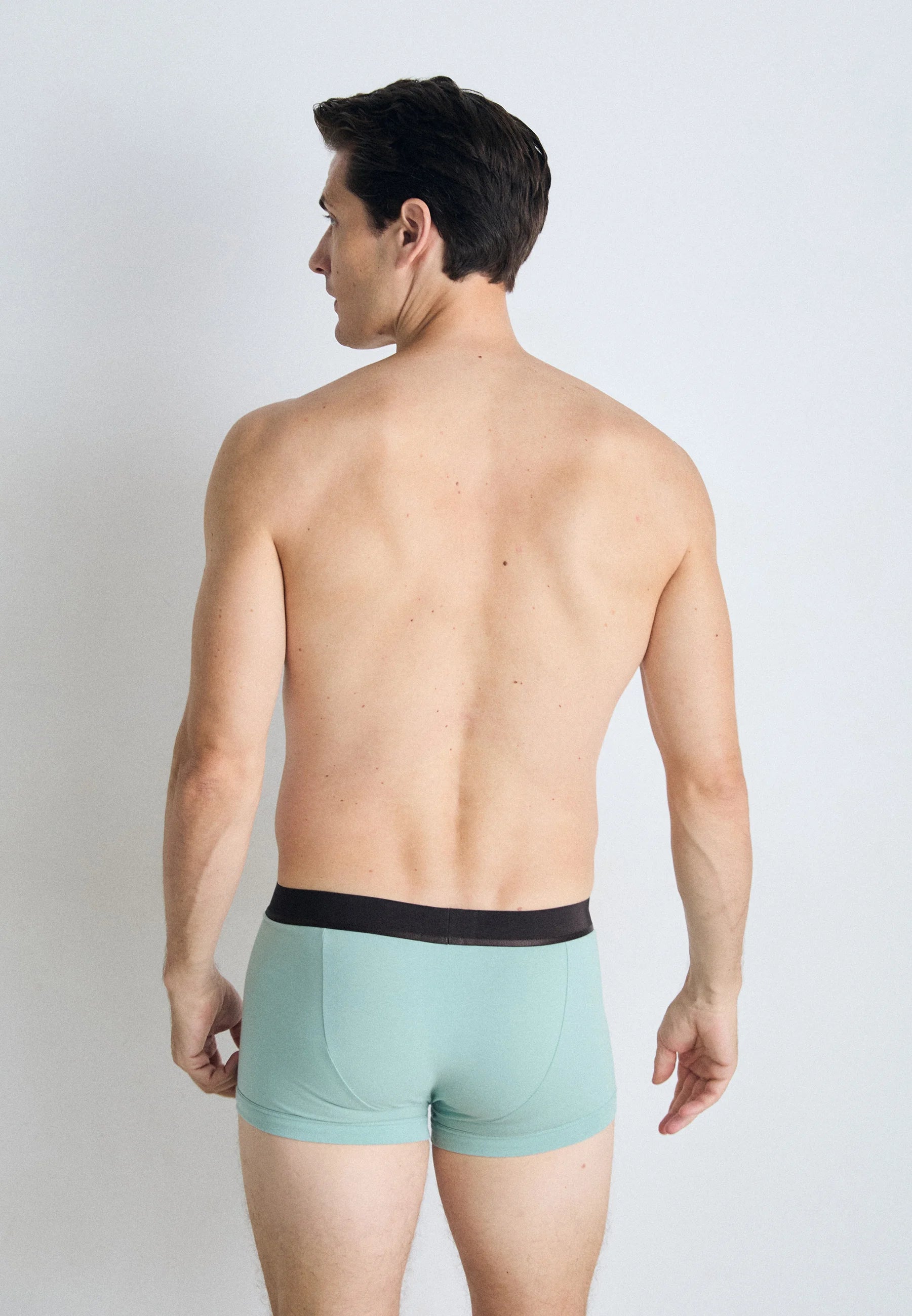 Emporio Armani Premium Stretch Trunks Confezione da 3 – Choco, Fungi, Surf