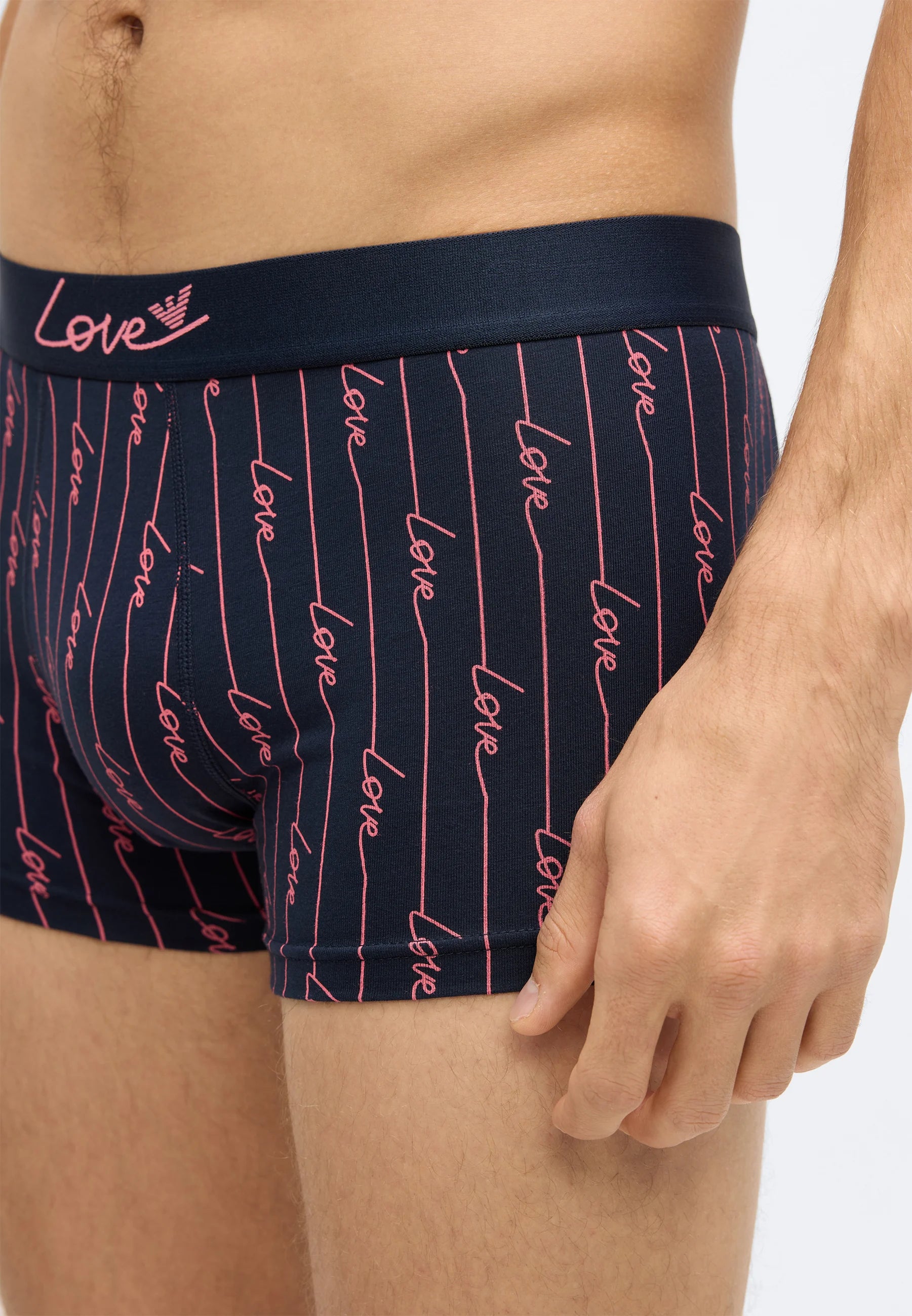 Emporio Armani VALENTINE Capsule Trunks 2 Pack – modrá