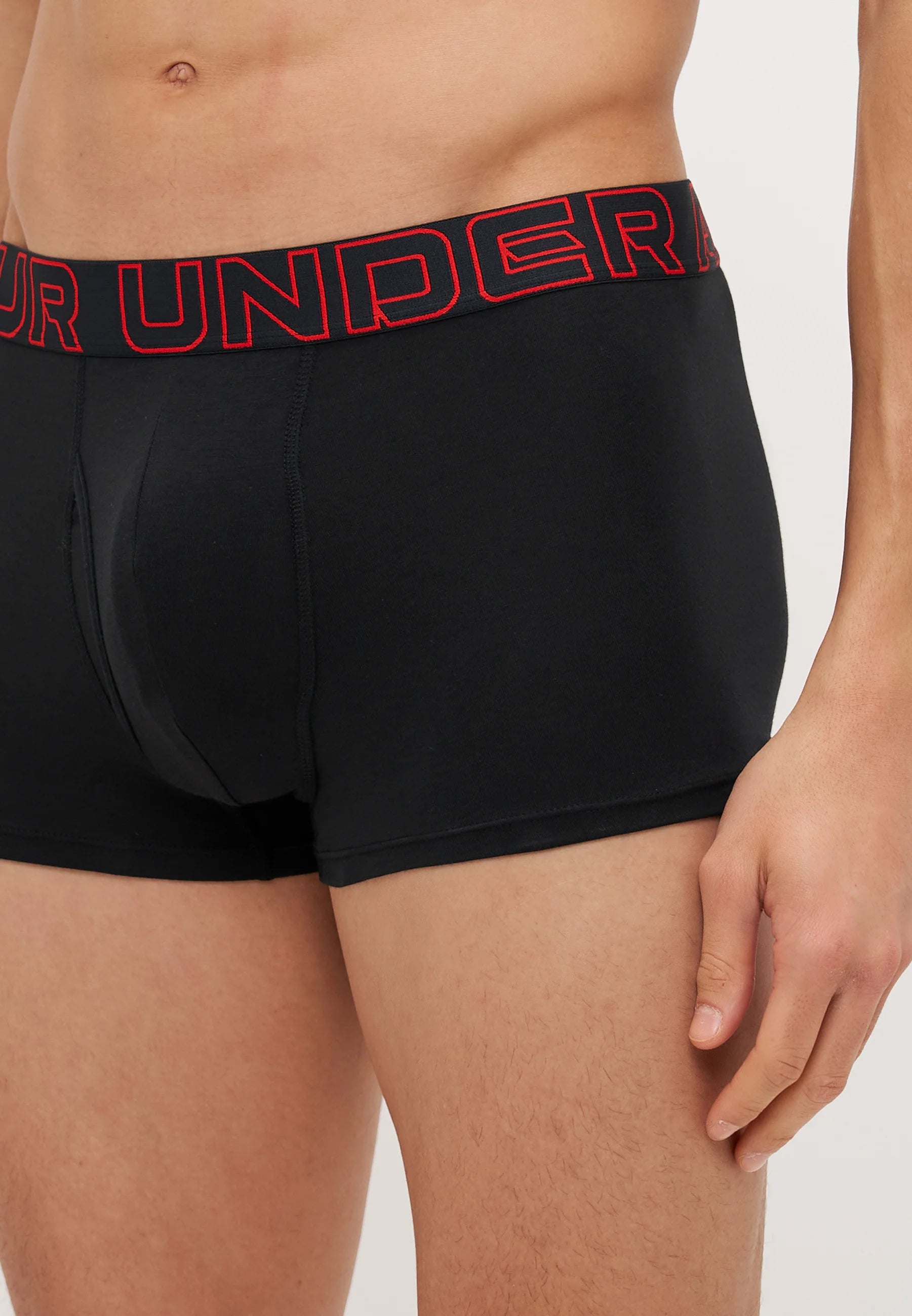 Under Armour Performance Cotton Blend Trunks – 3 Pack – Black