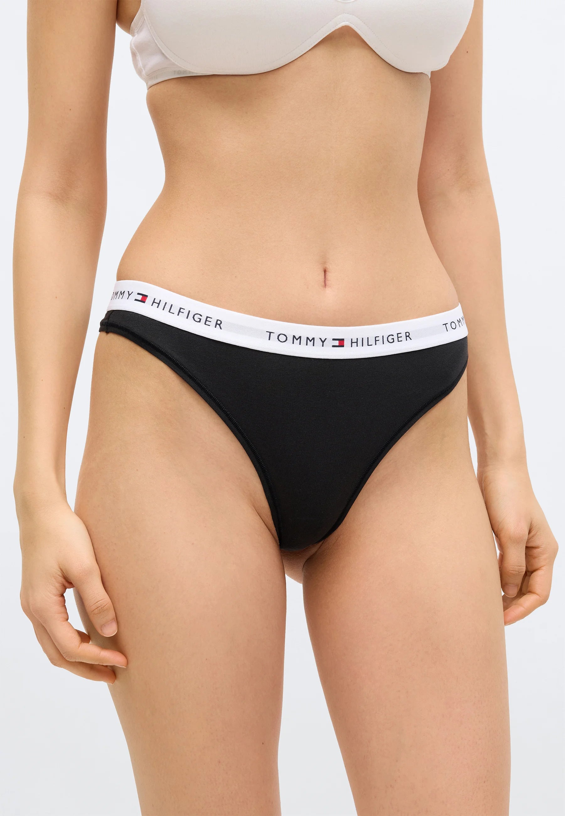 Tommy Hilfiger Essential Logo Lot de 5 – Noir
