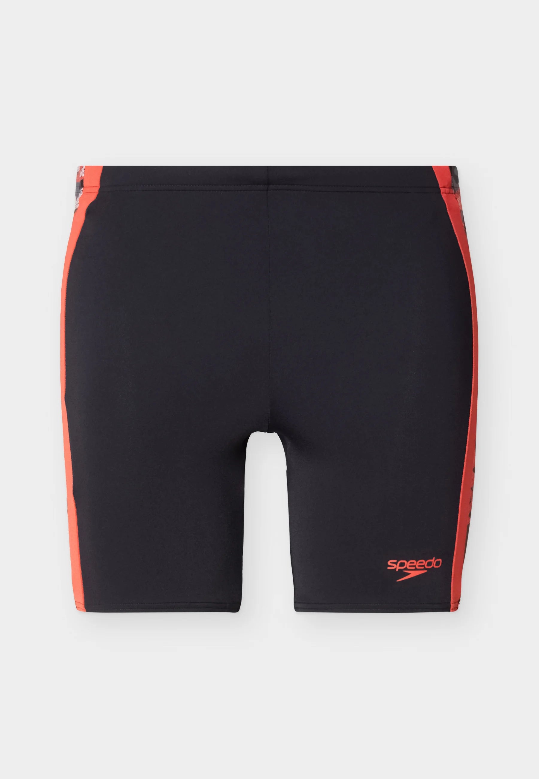 Speedo Hyperboom Mid Jammer – antracitová, vysoce riziková červená