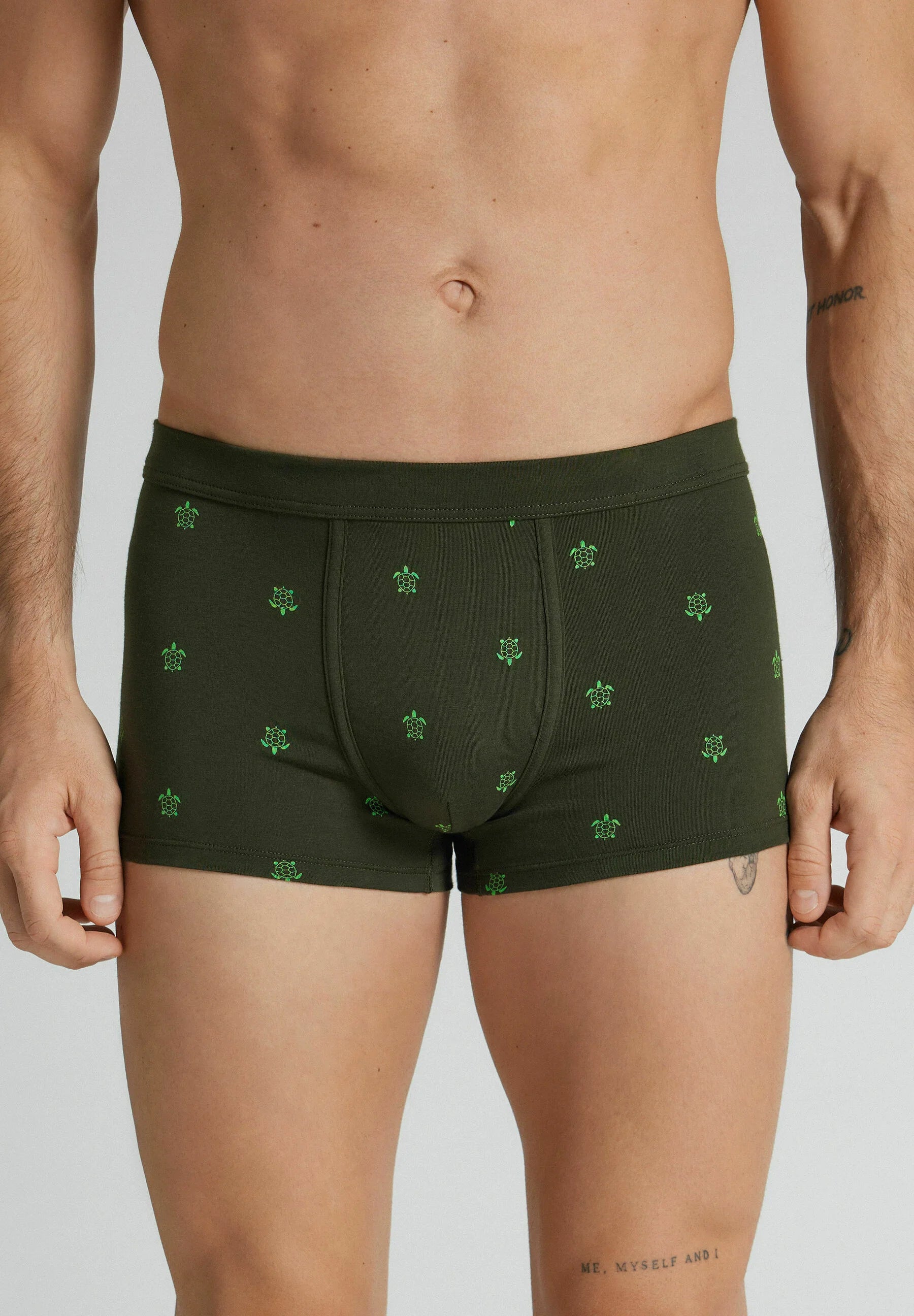 UIMAN Intimissimi Uomo Boxer Essential en Coton Stretch – Vert