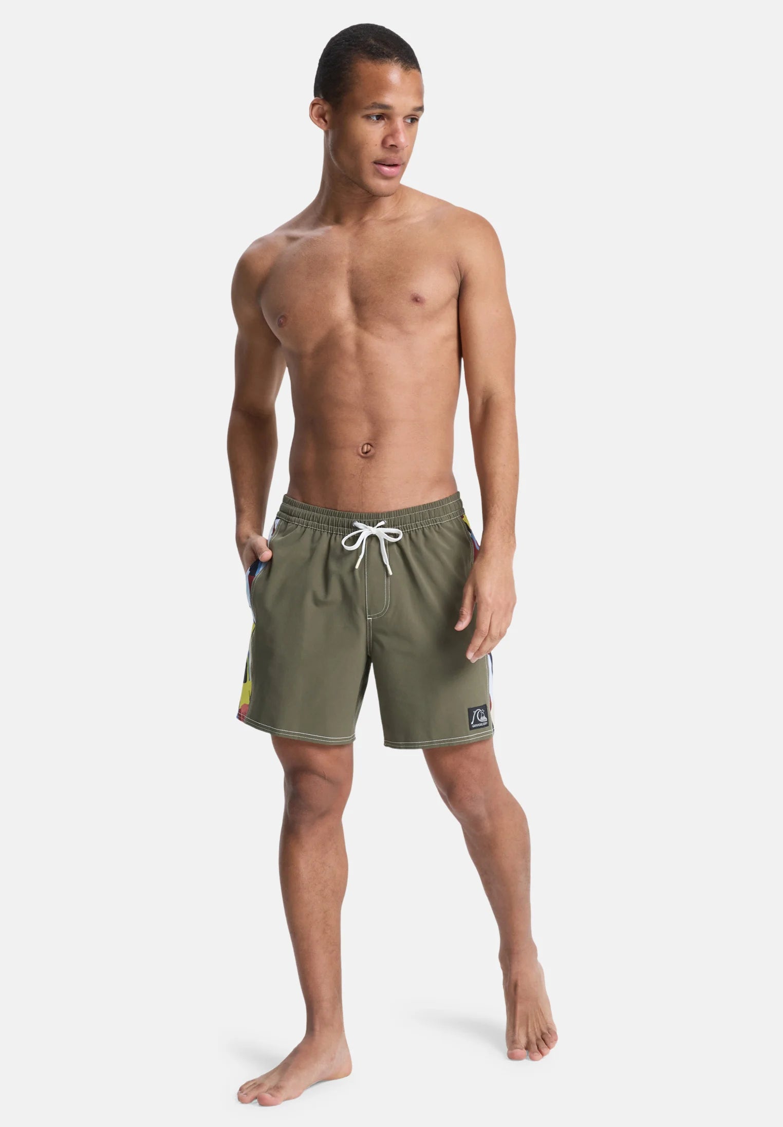 Quiksilver Original Arch Volley Swim Shorts – Grape Leaf