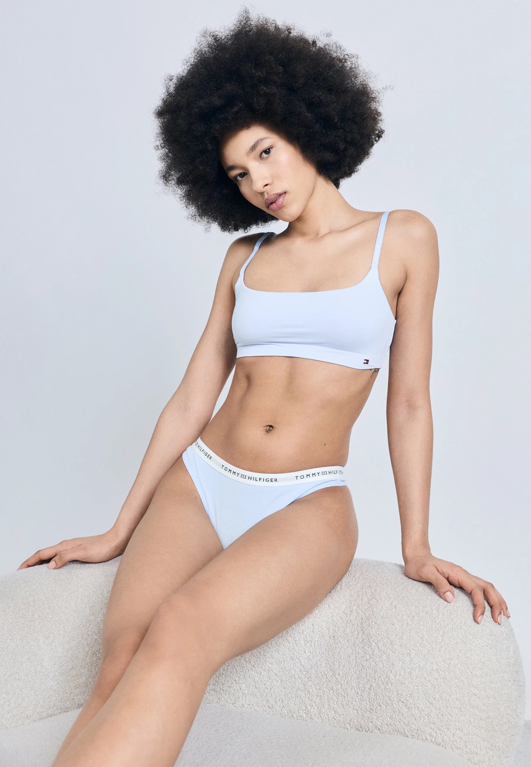 Tommy Hilfiger Essentials Scoop Neck Bralette – Sweet Blue