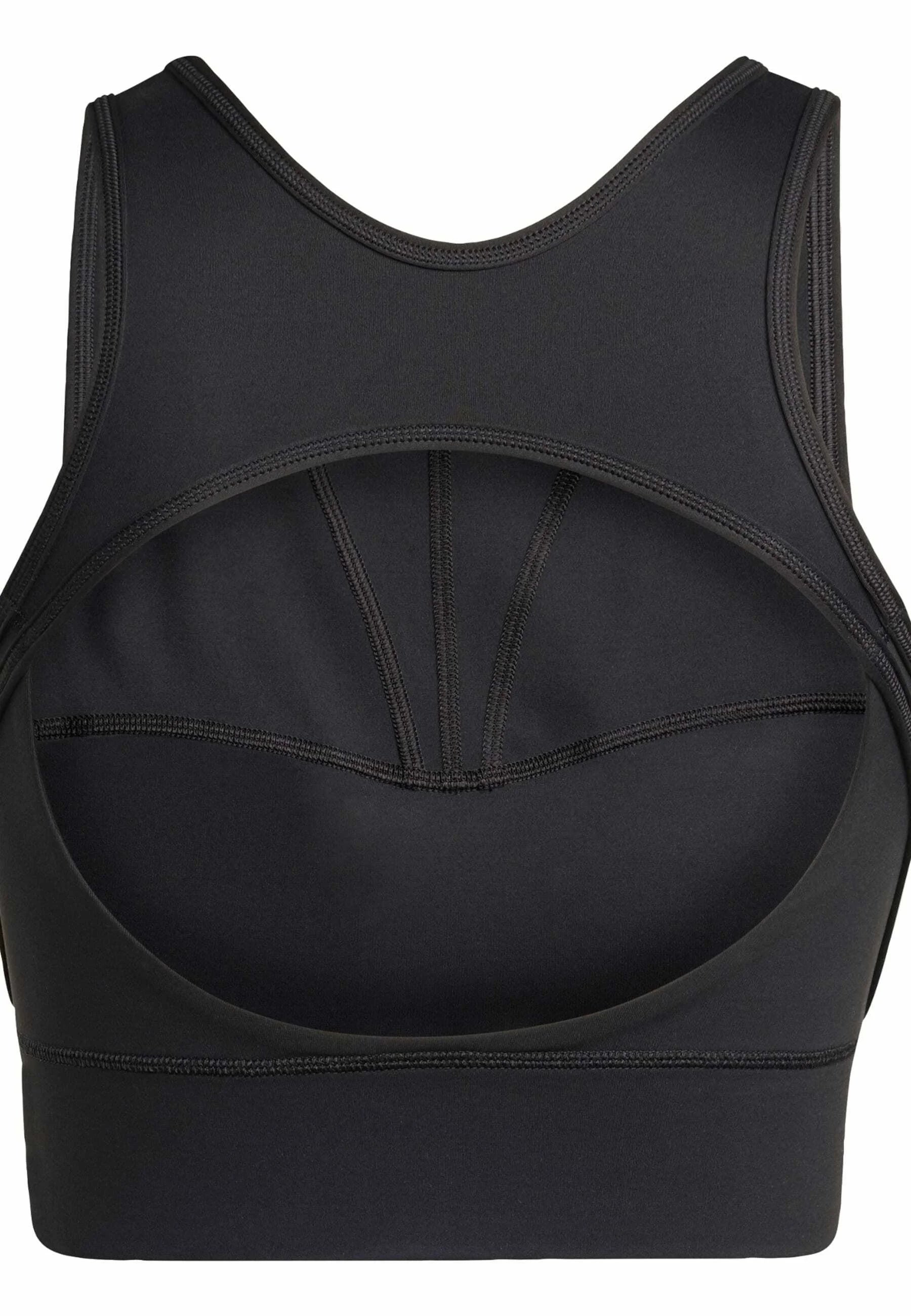 Soutien-gorge de sport Adidas by Stella McCartney Training Crop Medium Support - Noir
