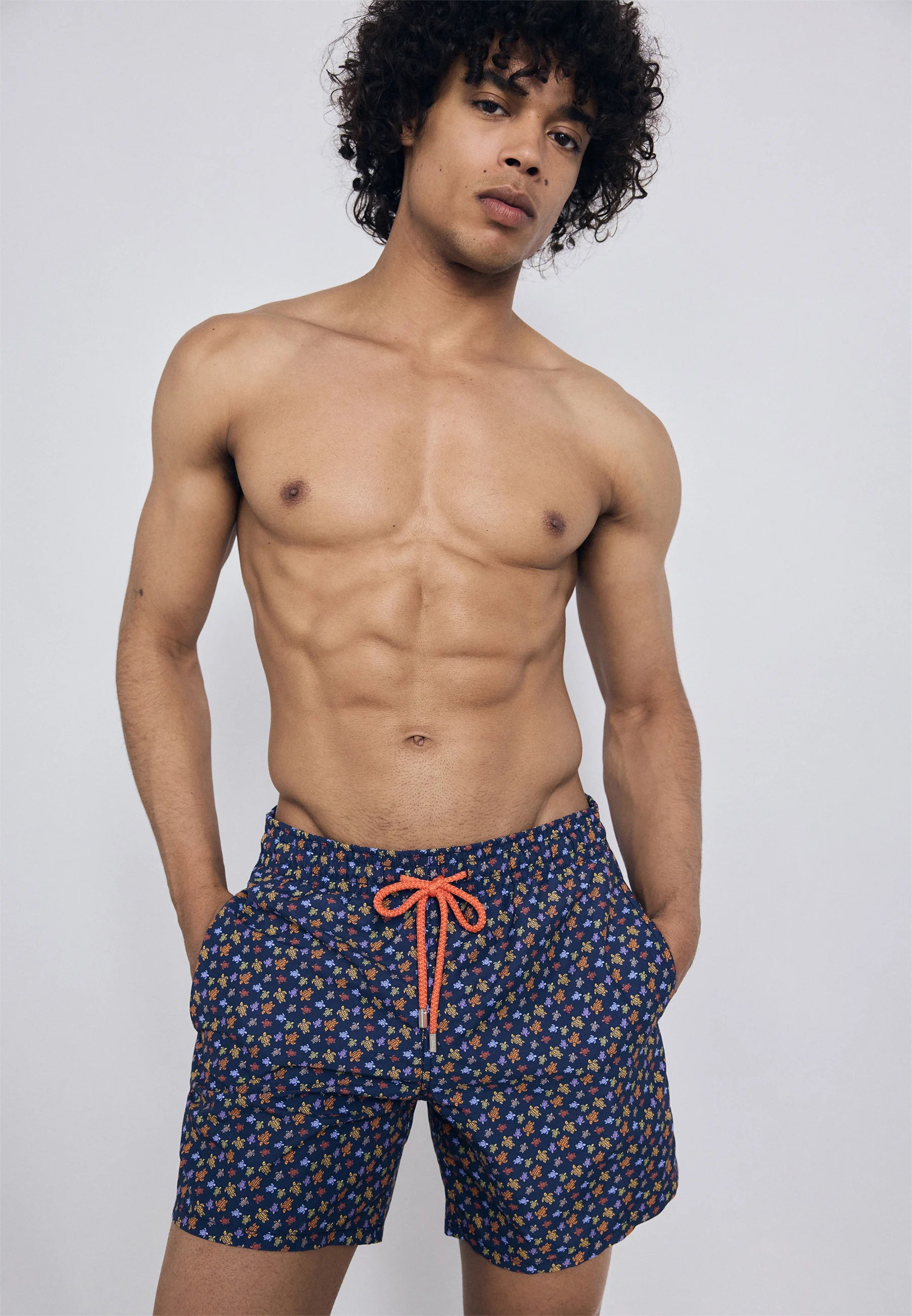Short de Bain Vilebrequin Moorea – Orange Vitamine