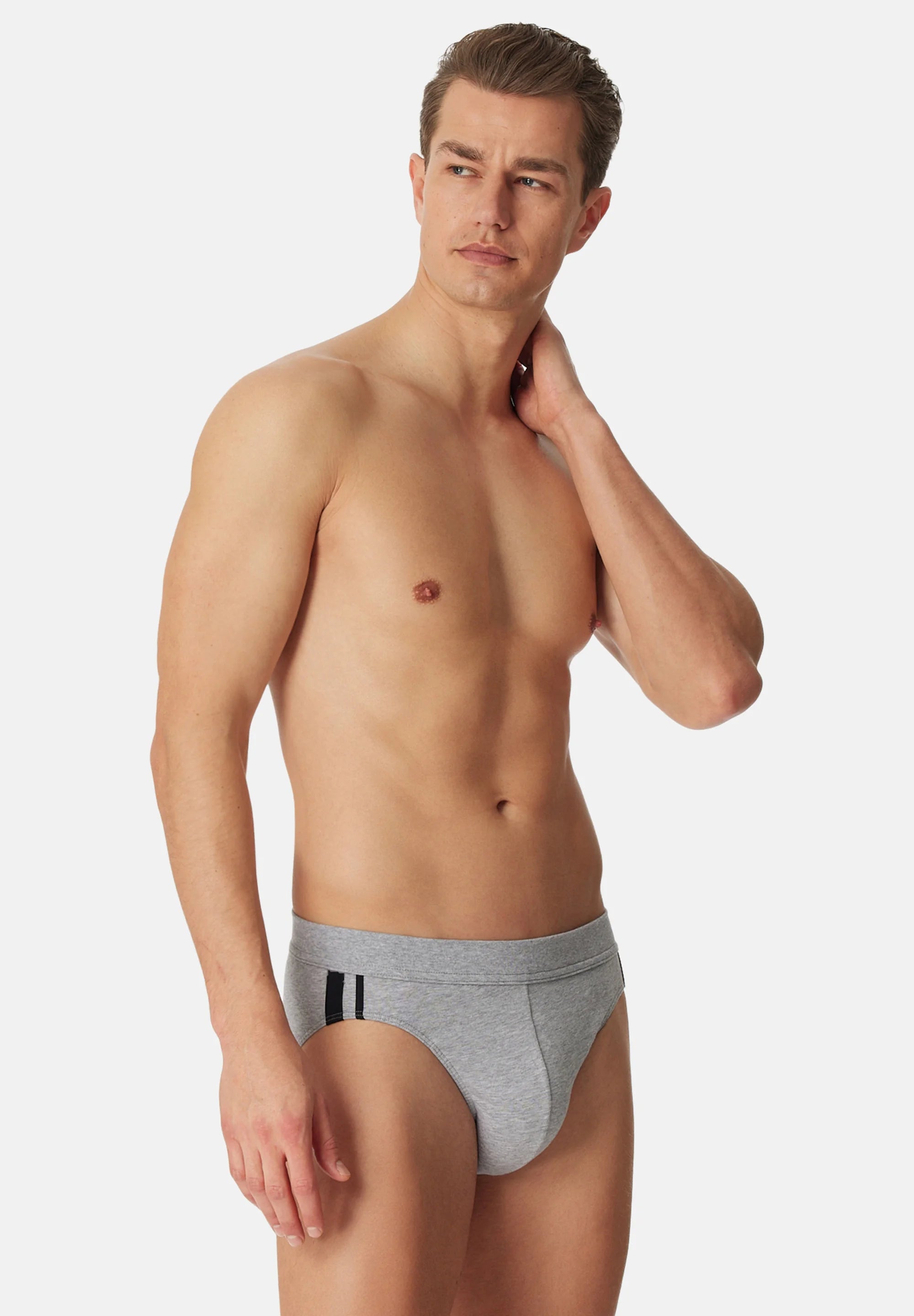 Schiesser 9 Pack Briefs – Blue, Grey