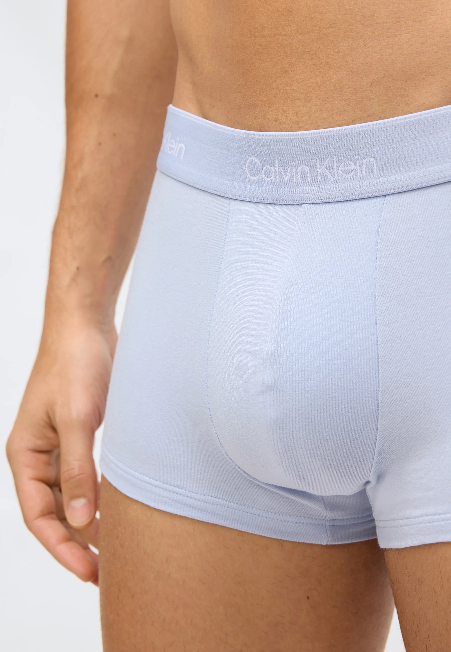 Calvin Klein Icon Cotton Stretch Low Rise Trunks – 5 Pack – Black, Royalty, Casual Blue, Turbulence