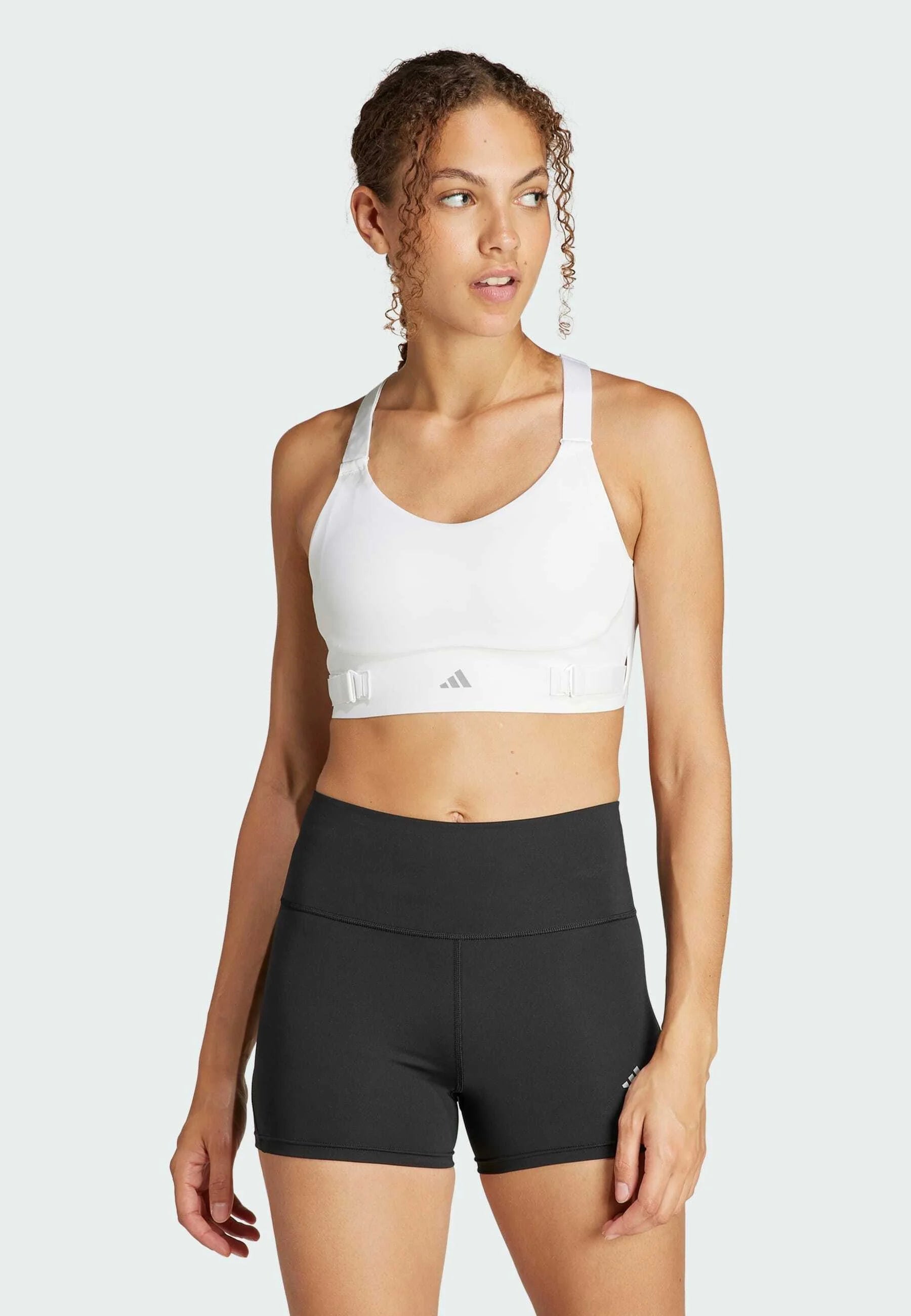 Biustonosz Adidas Performance Fastim High Support – biały