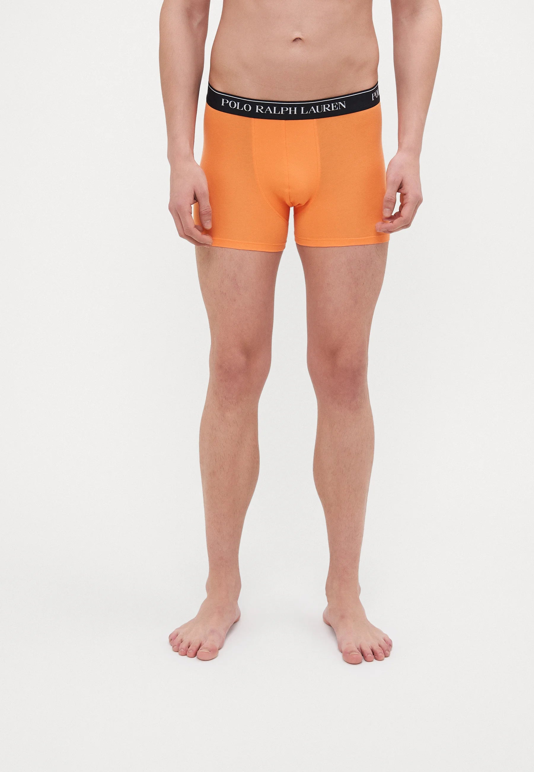 Polo Ralph Lauren Cotton Stretch Trunks – 5 Pack – Black, Grey, Khaki, Orange, Beige