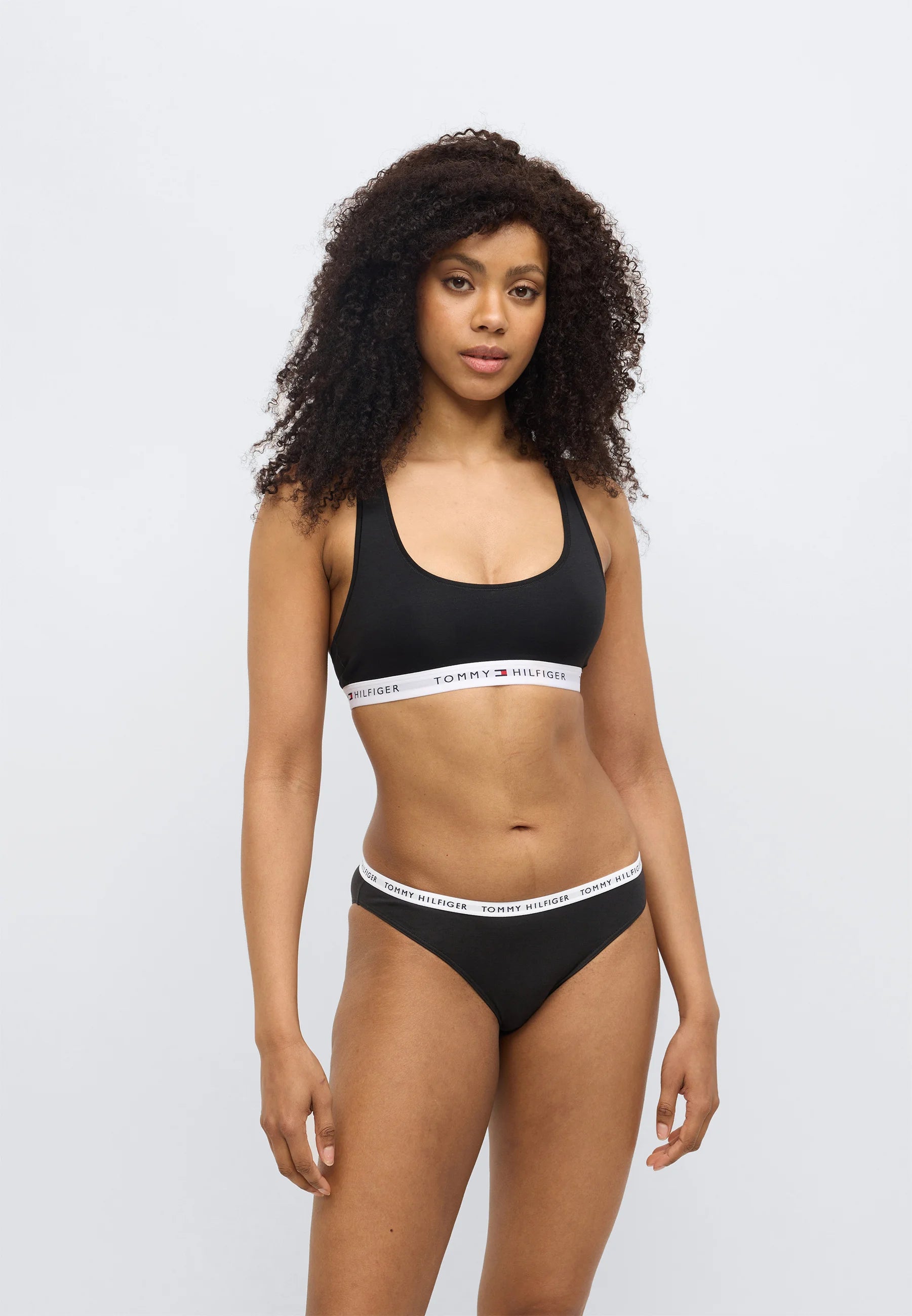 Tommy Hilfiger Icon 2.0 Bralette Soft Bralette bez podšívky – černá