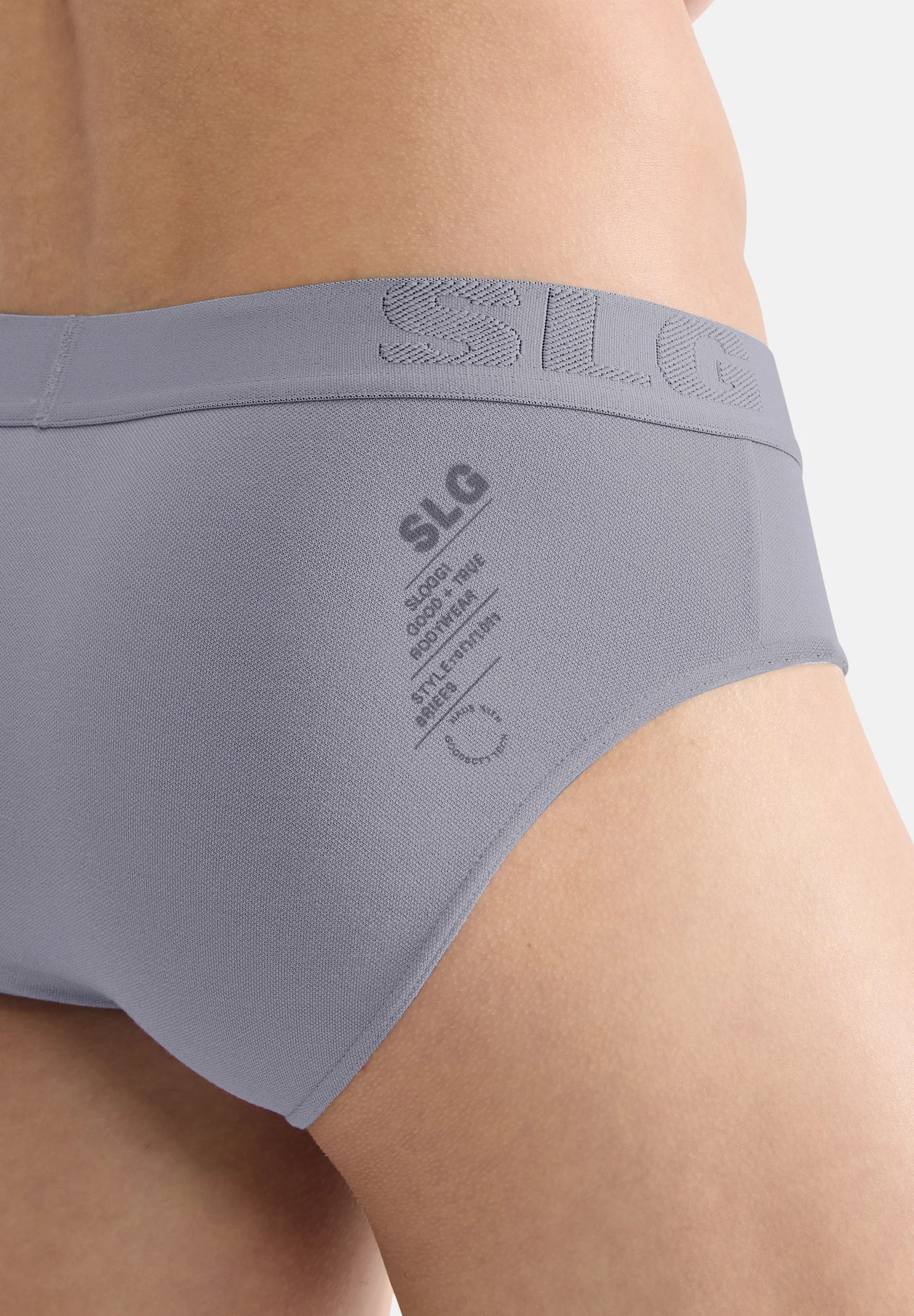 Lot de 6 slips doux Sloggi Base – Gris Morandi