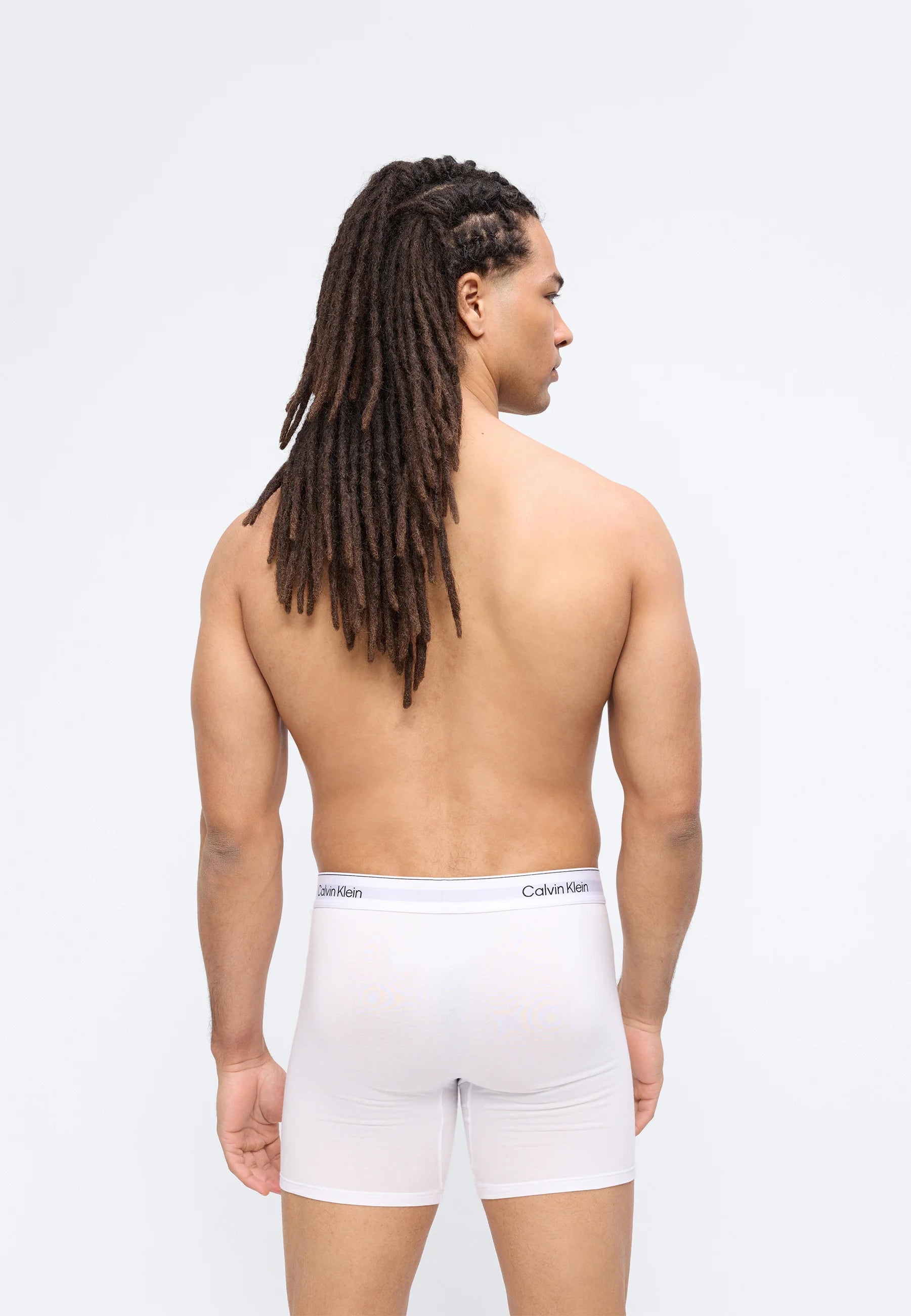 Calvin Klein Icon Cotton Stretch Briefs - Lot de 3 - Blanc, Bleu Tulipe, Turbulence
