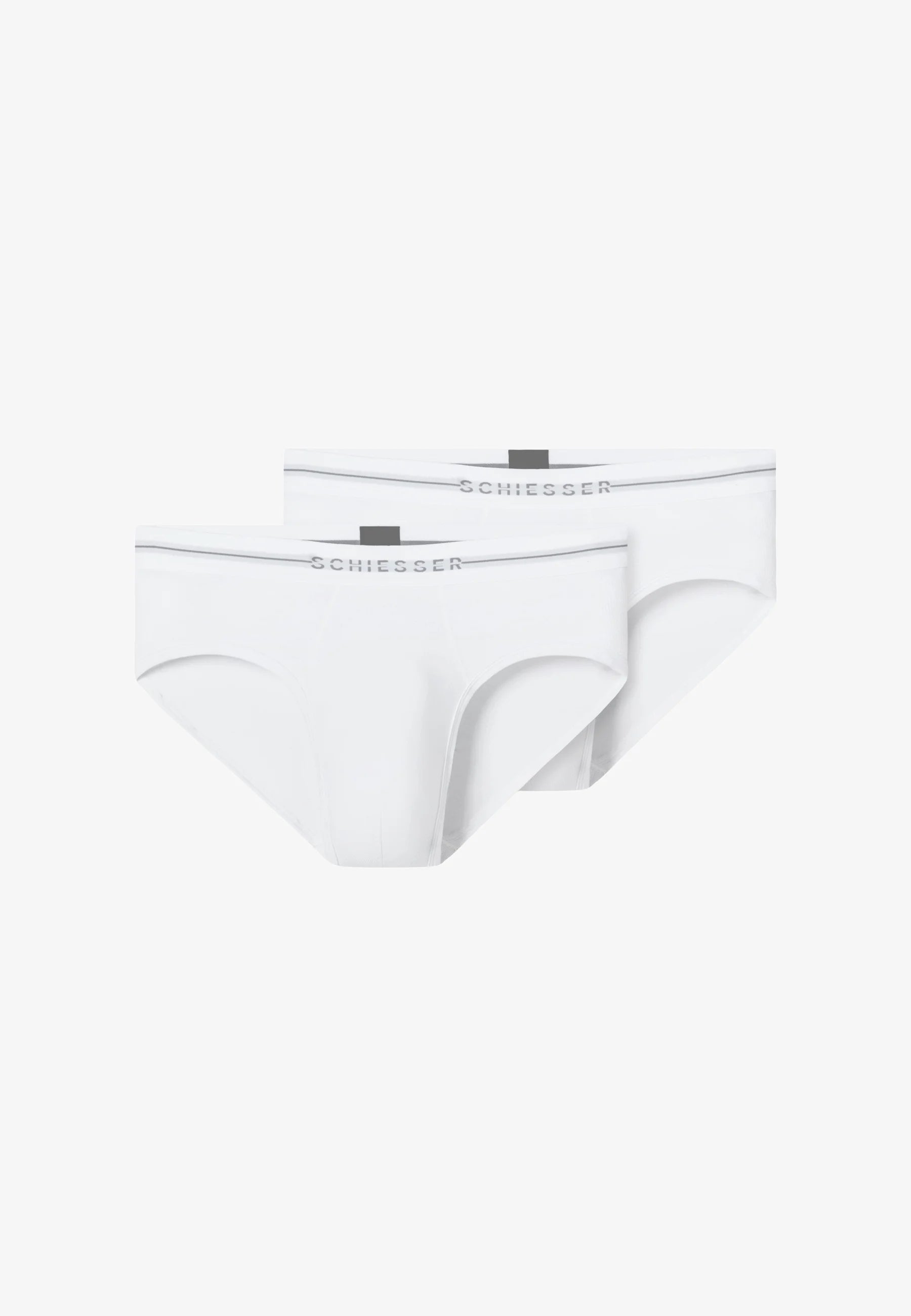 Lot de 2 slips Schiesser Flex – Blanc