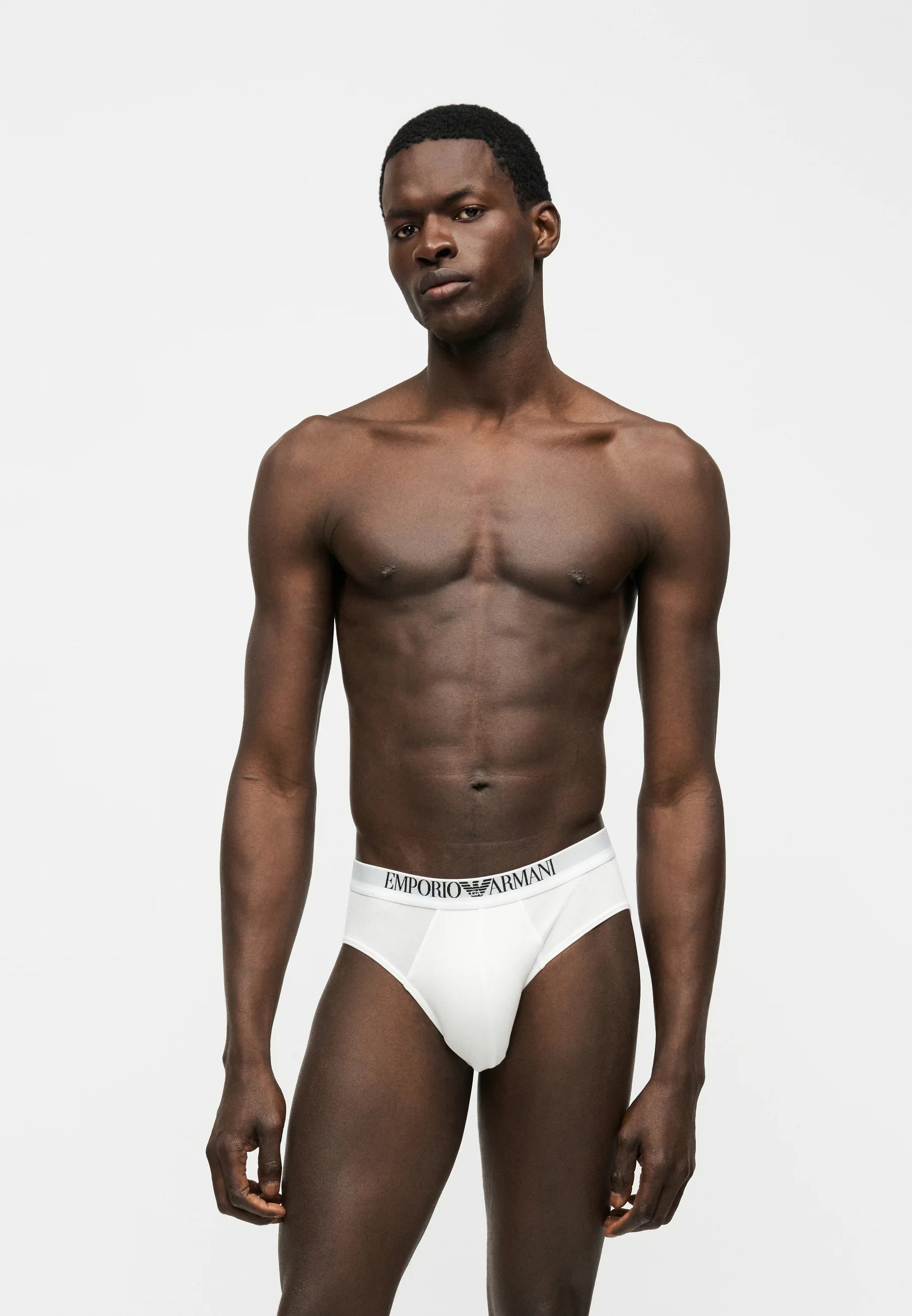 2 pary majtek Emporio Armani – biały, czarny