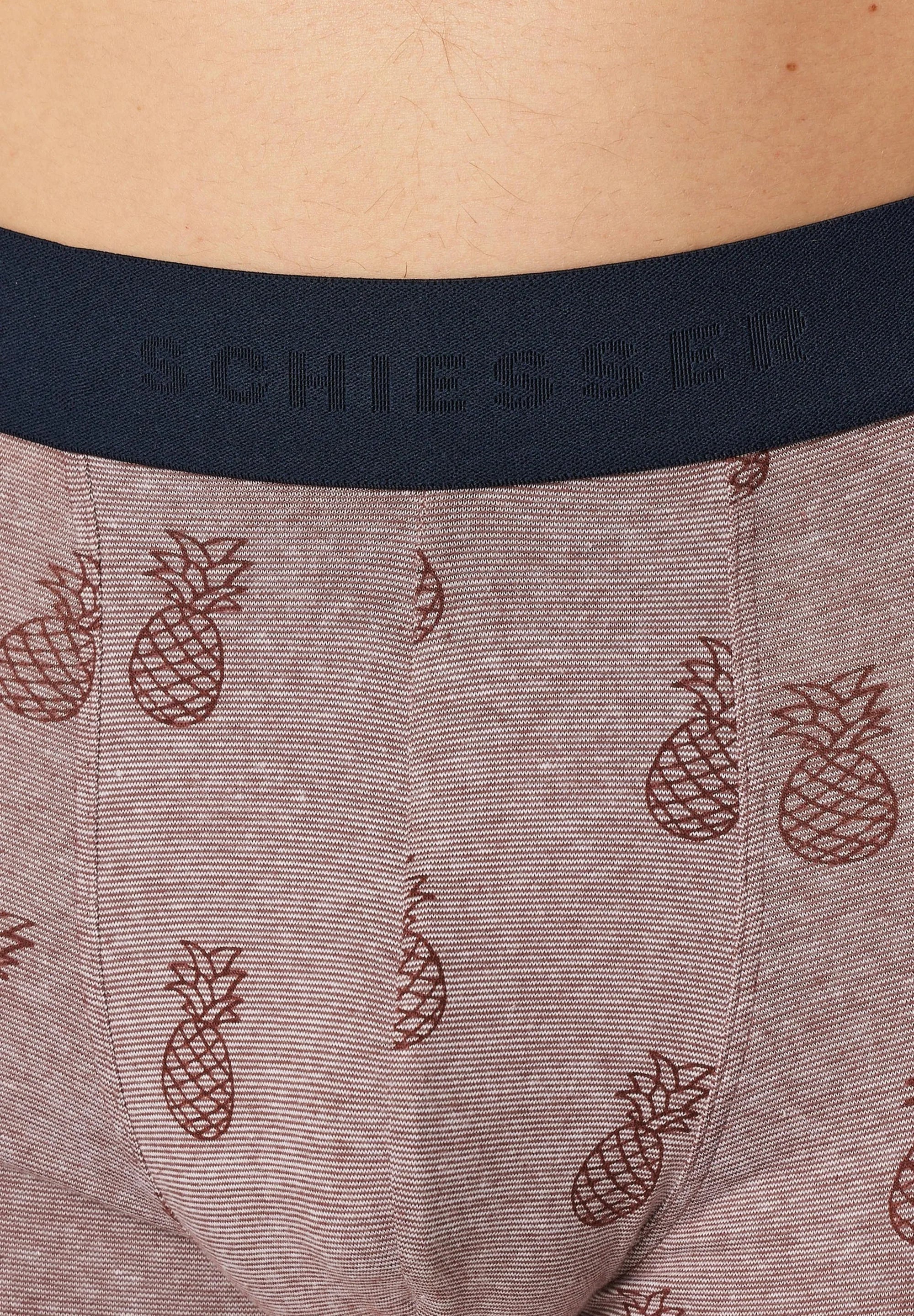 Schiesser 95 5 bauli in cotone, confezione da 9: blu scuro, rosso