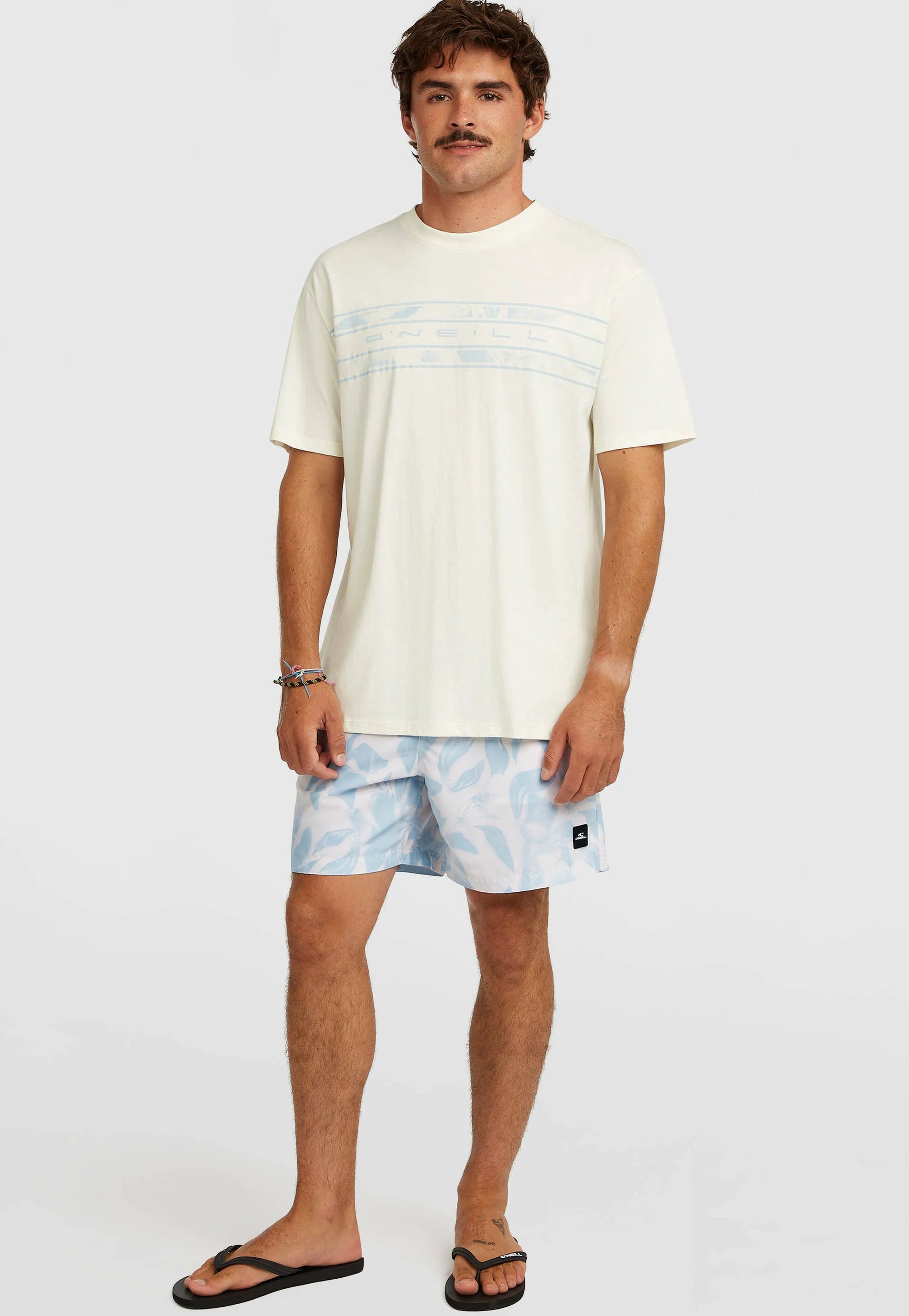O’Neill Spray Flower Swim Shorts – White