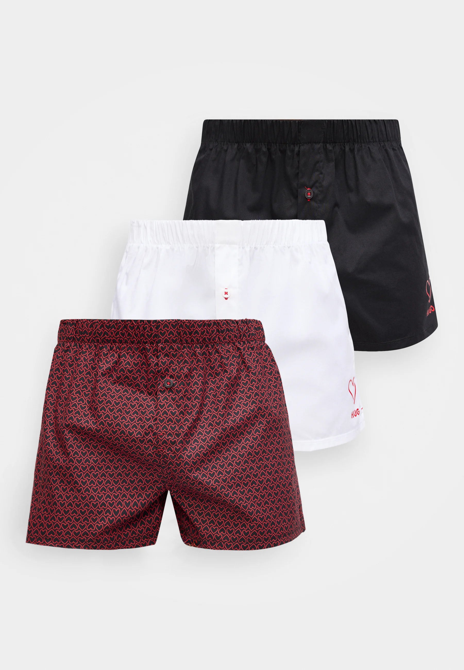 HUGO Valentine Capsule 3 Pack Boxer Shorts – Multi-Coloured