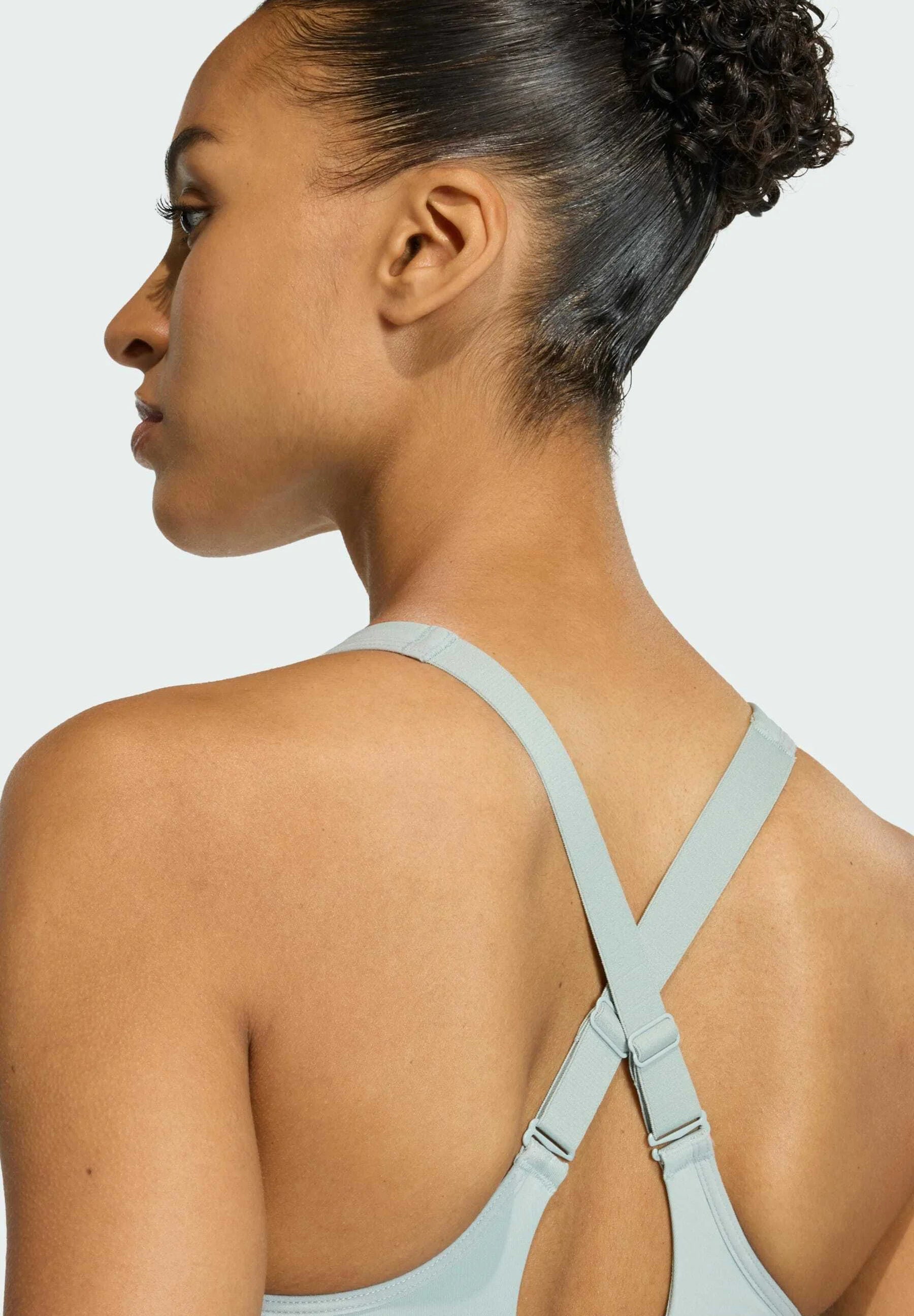 Adidas Performance Optime High Support Bra – Salbei