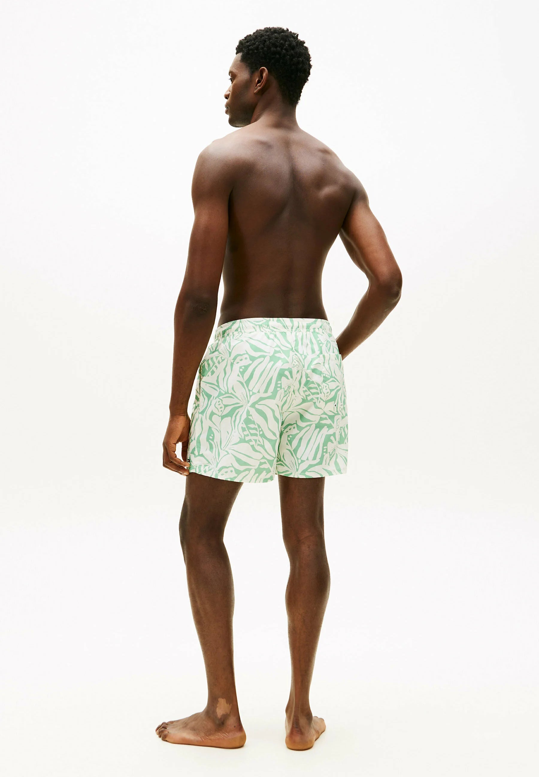 Tommy Hilfiger Swim Shorts – Abstract Floral Cut Grass