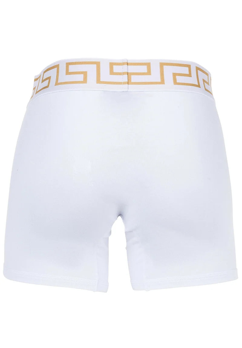 Bavlněné Stretch Trunks Versace – 2 balení – černá, bílá