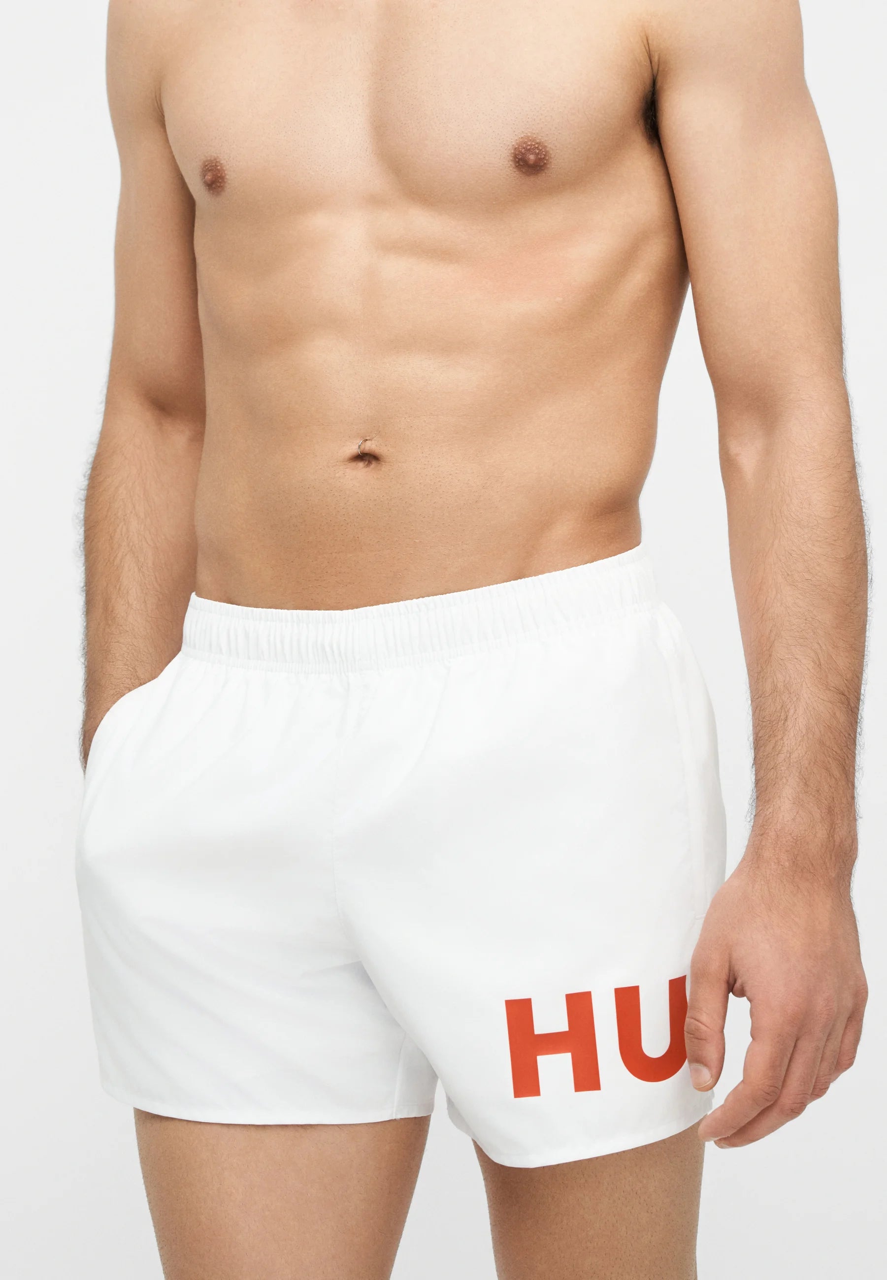 Pantaloncini da bagno HUGO Makai – Bianco