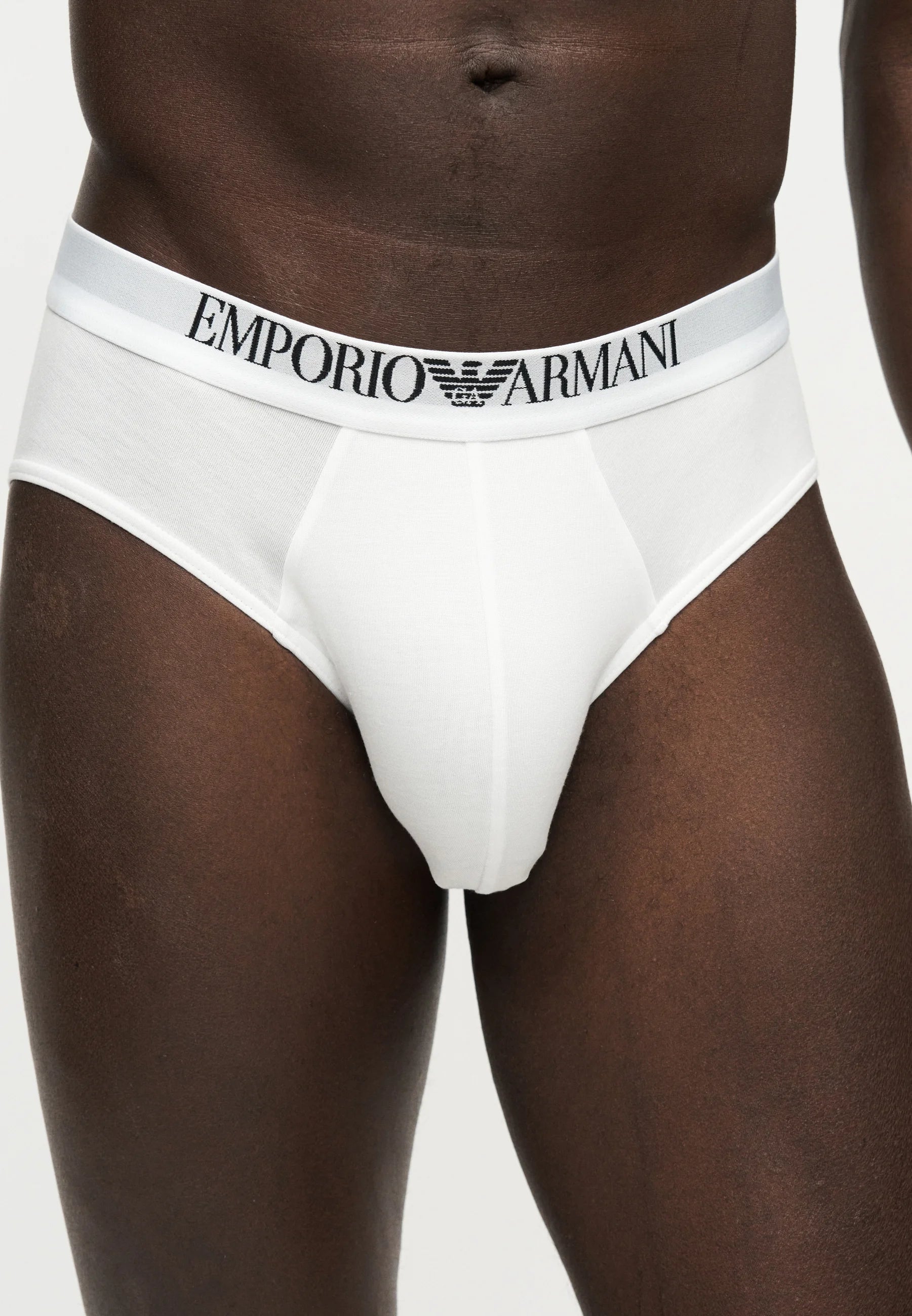 2 pary majtek Emporio Armani – biały, czarny