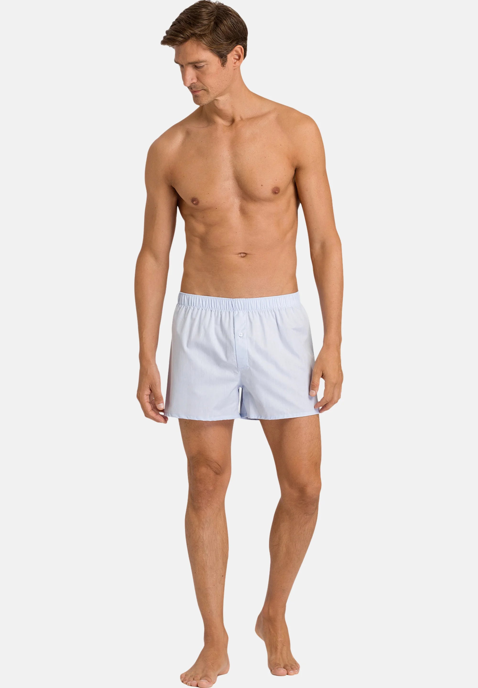 HANRO Lot de 2 boxers – Bleu clair